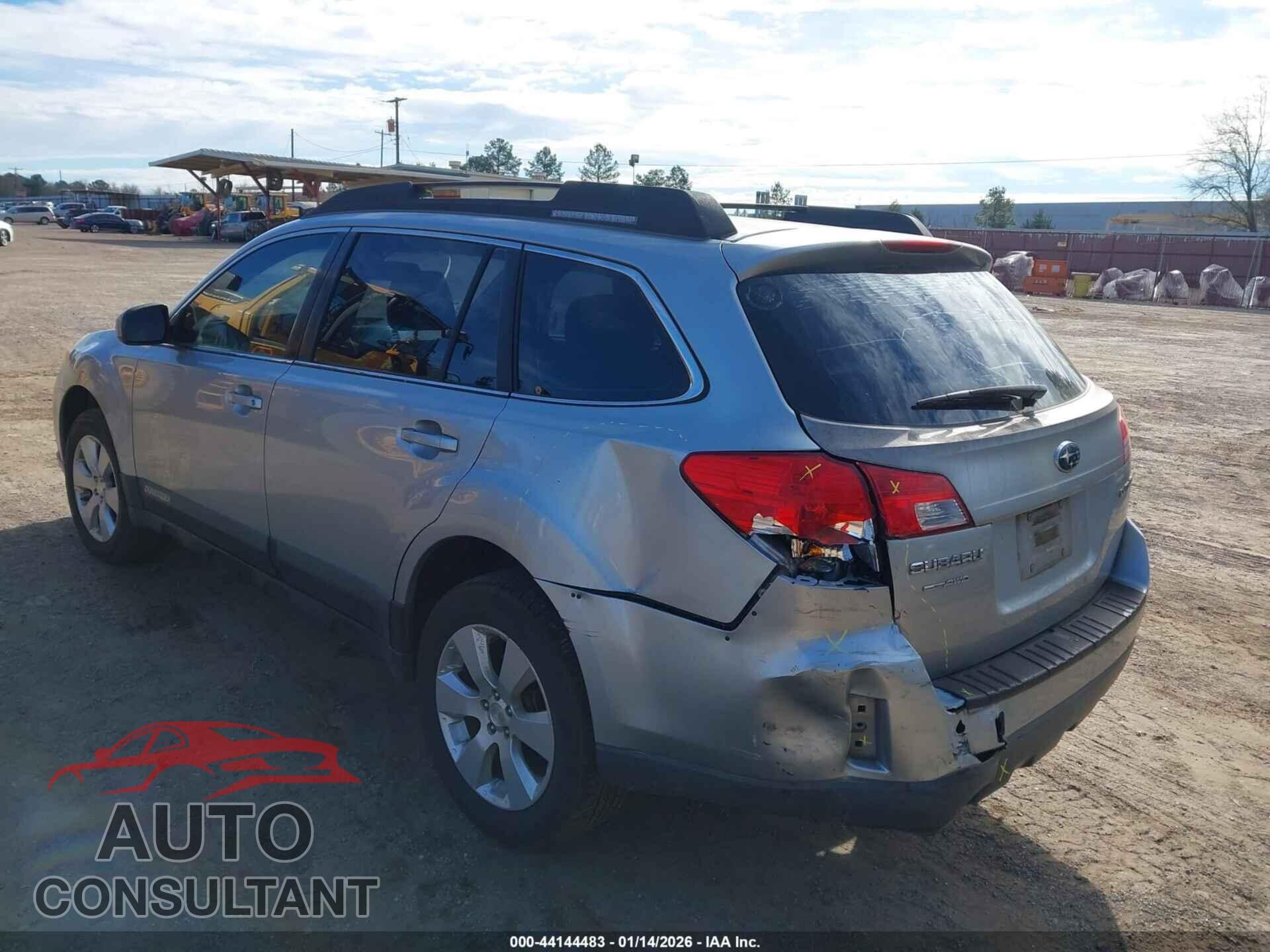 SUBARU OUTBACK 2012 - 4S4BRCAC7C3255462