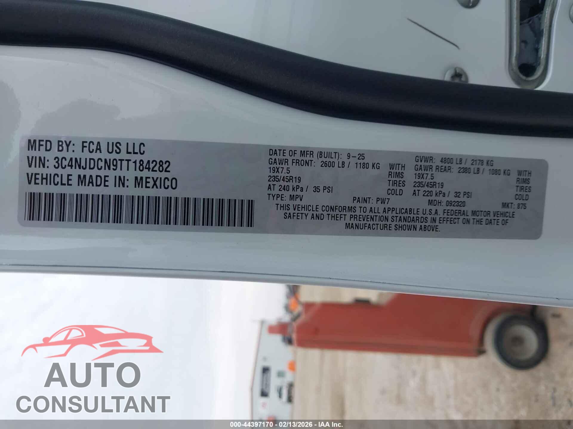 JEEP COMPASS 2026 - 3C4NJDCN9TT184282
