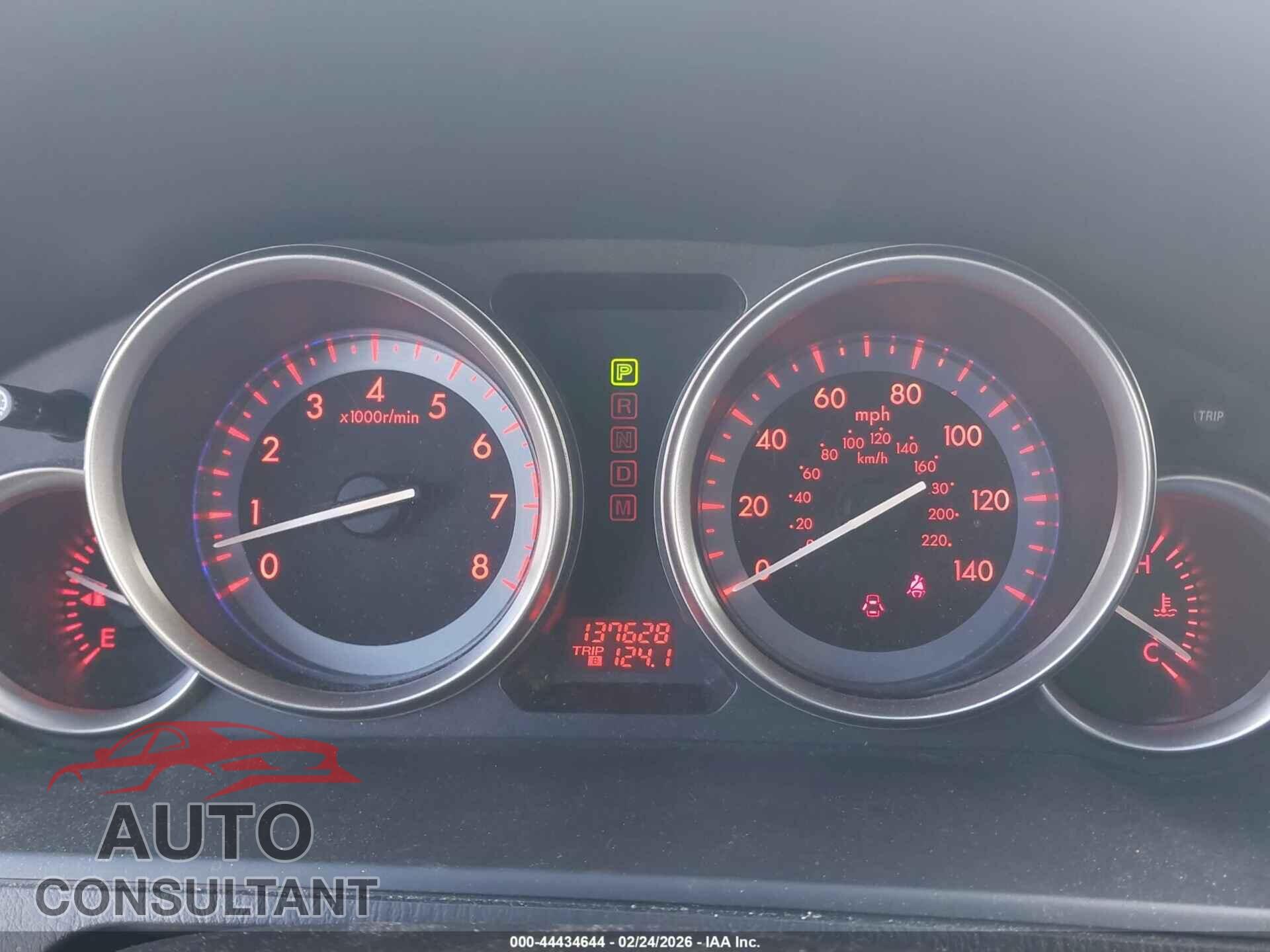 MAZDA CX-9 2012 - JM3TB3DV1C0354314