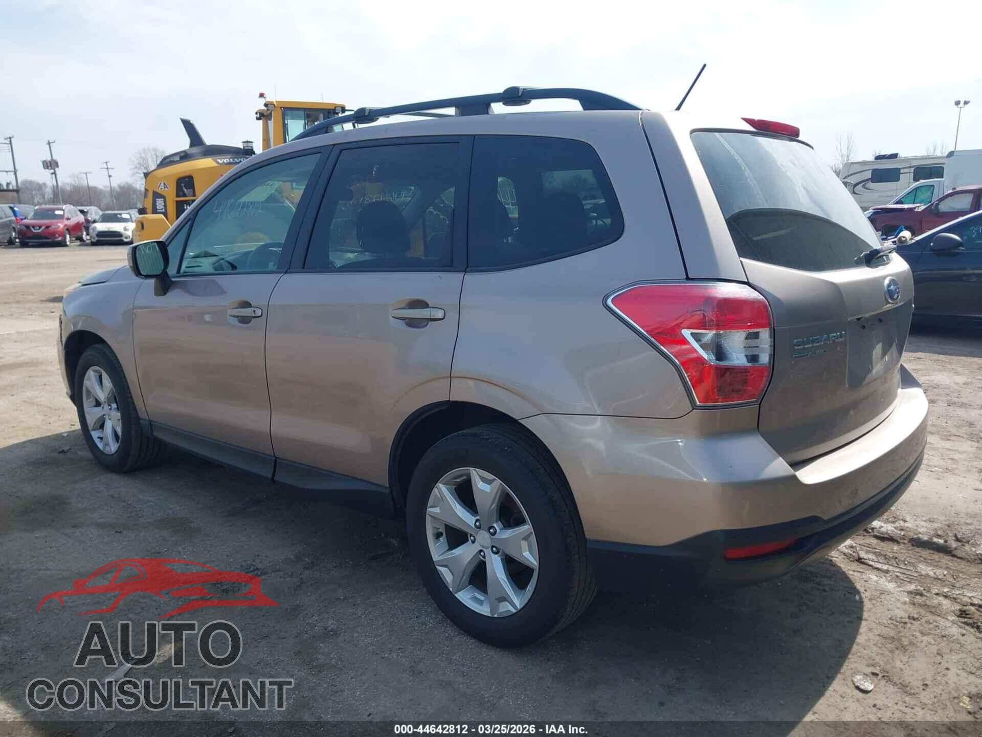 SUBARU FORESTER 2014 - JF2SJAEC7EH548313