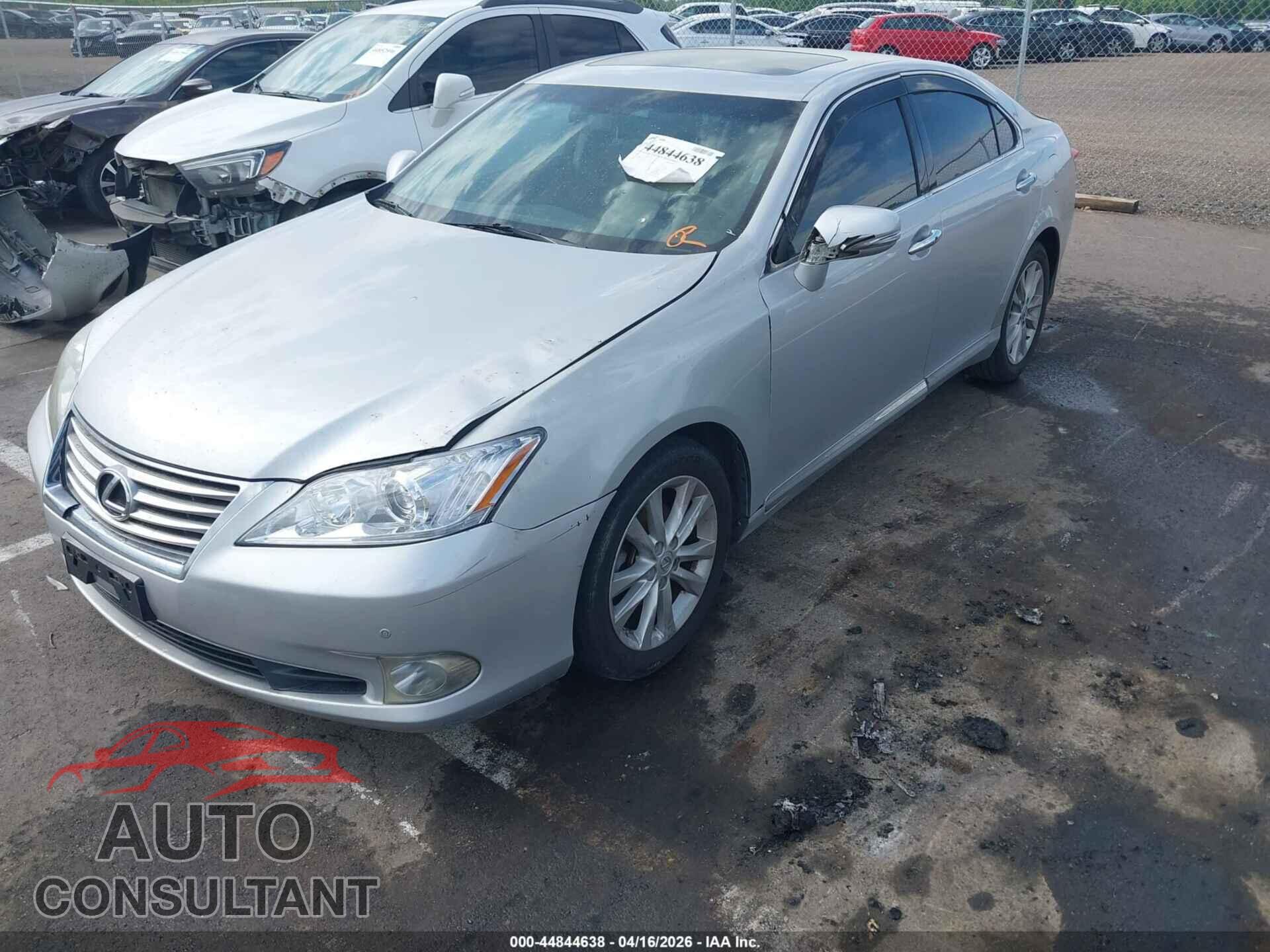 LEXUS ES 350 2010 - JTHBK1EG0A2377706
