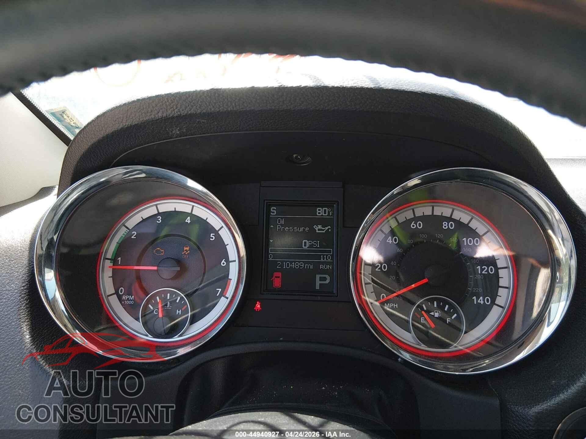 DODGE DURANGO 2012 - 1C4RDHDG4CC275505