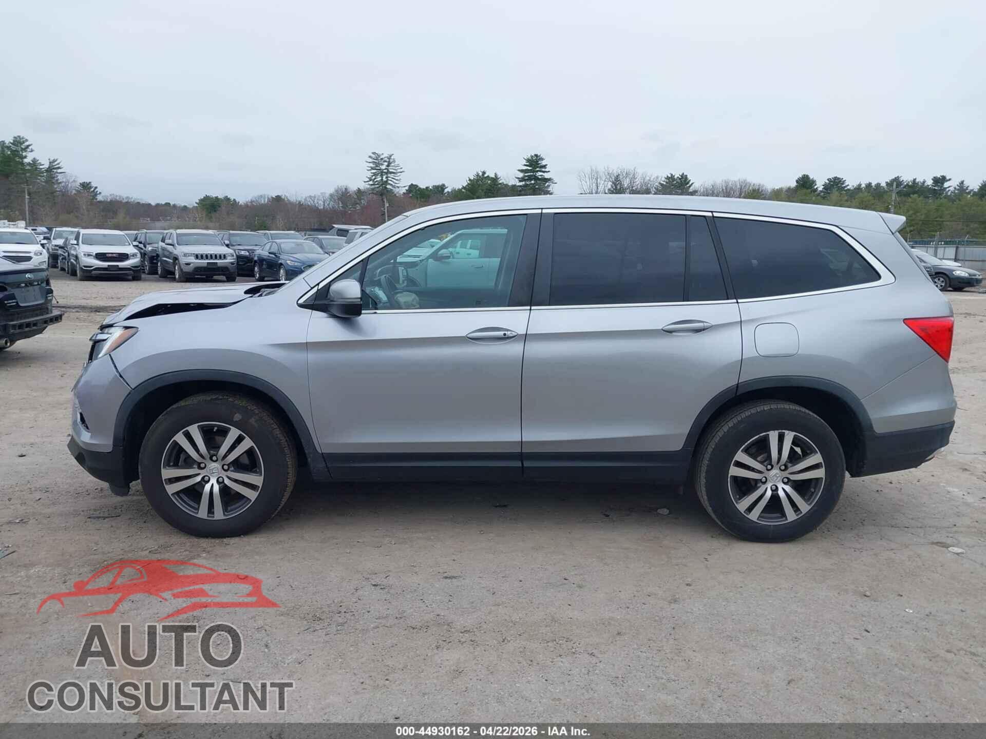 HONDA PILOT 2017 - 5FNYF6H59HB063308