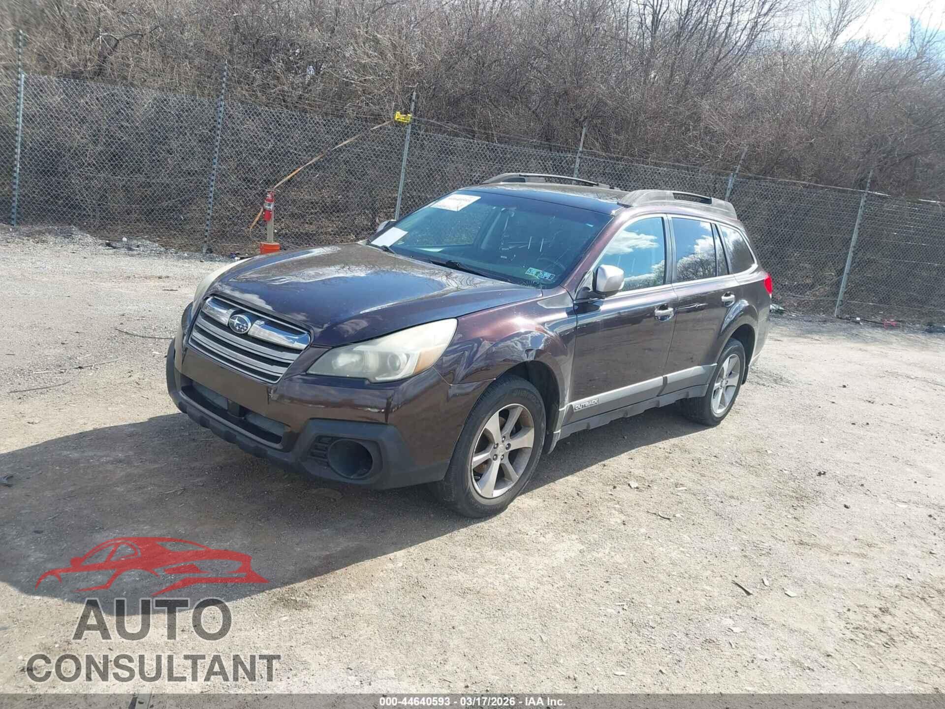 SUBARU OUTBACK 2013 - 4S4BRBSC8D3246845