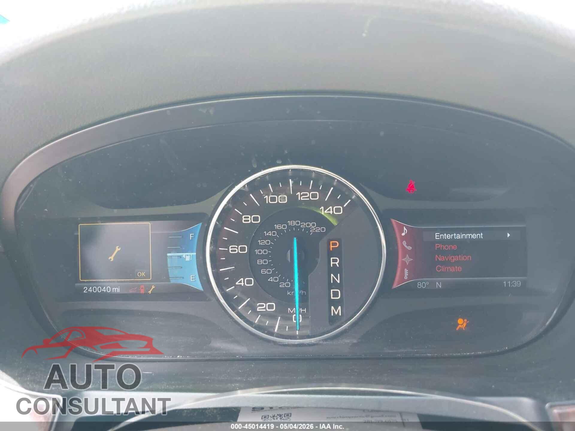 FORD EDGE 2011 - 2FMDK3KC8BBB07394