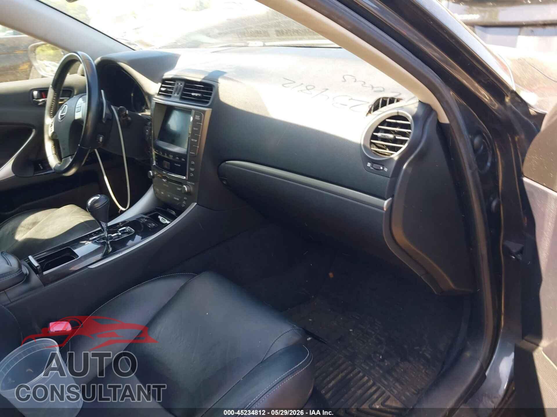 LEXUS IS 250 2011 - JTHCF5C26B5046748