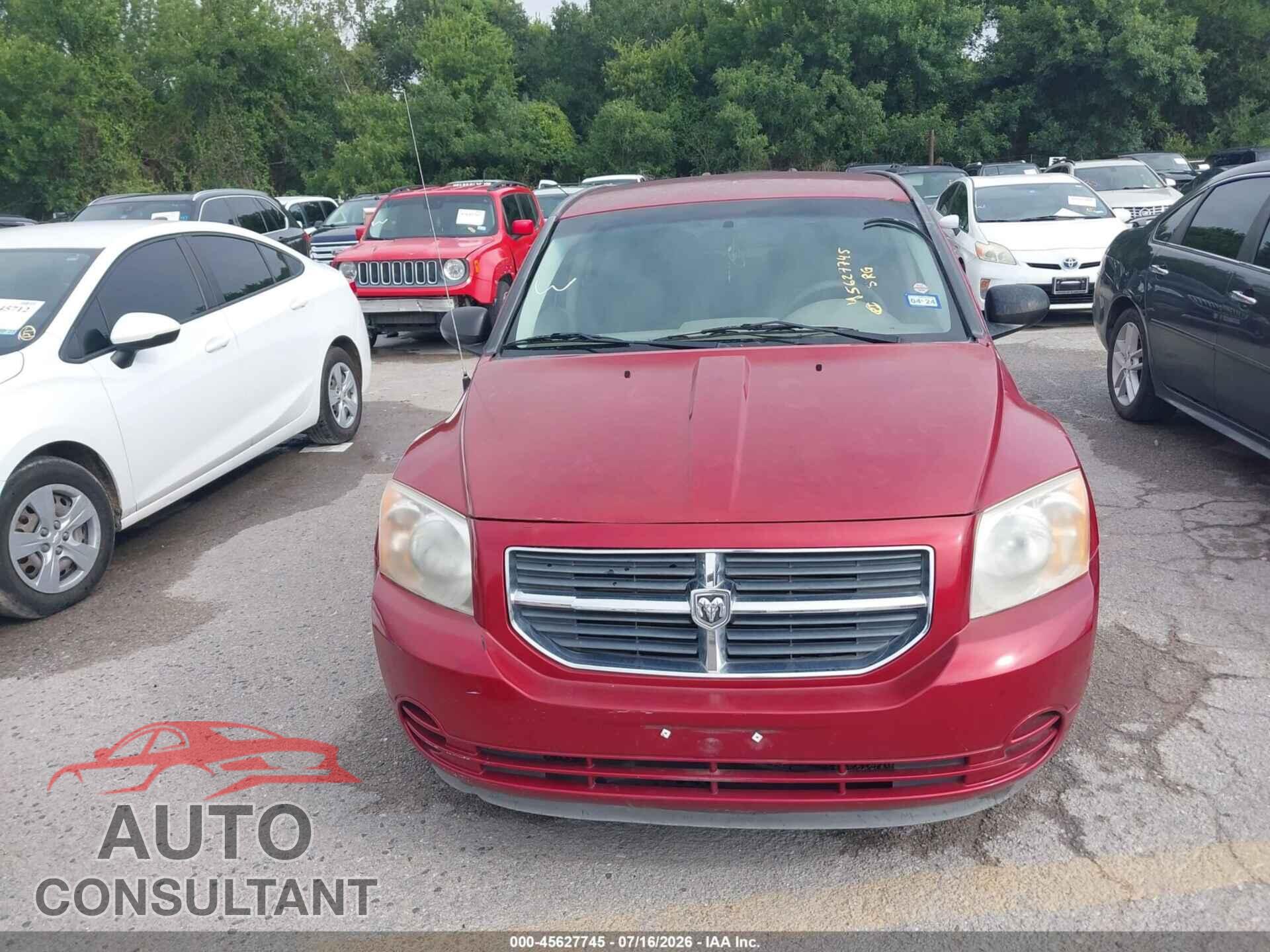 DODGE CALIBER 2009 - 1B3HB48A49D198977