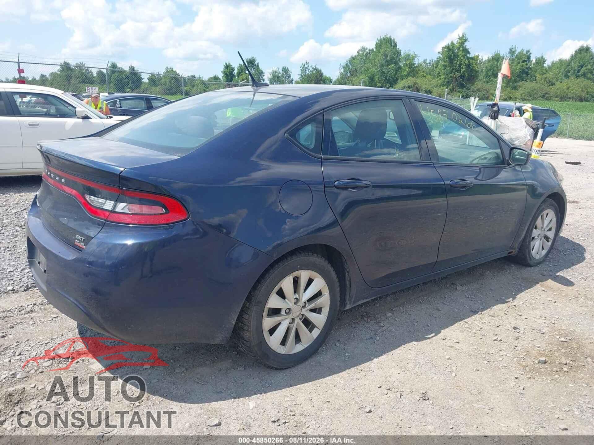 DODGE DART 2014 - 1C3CDFBB2ED668809