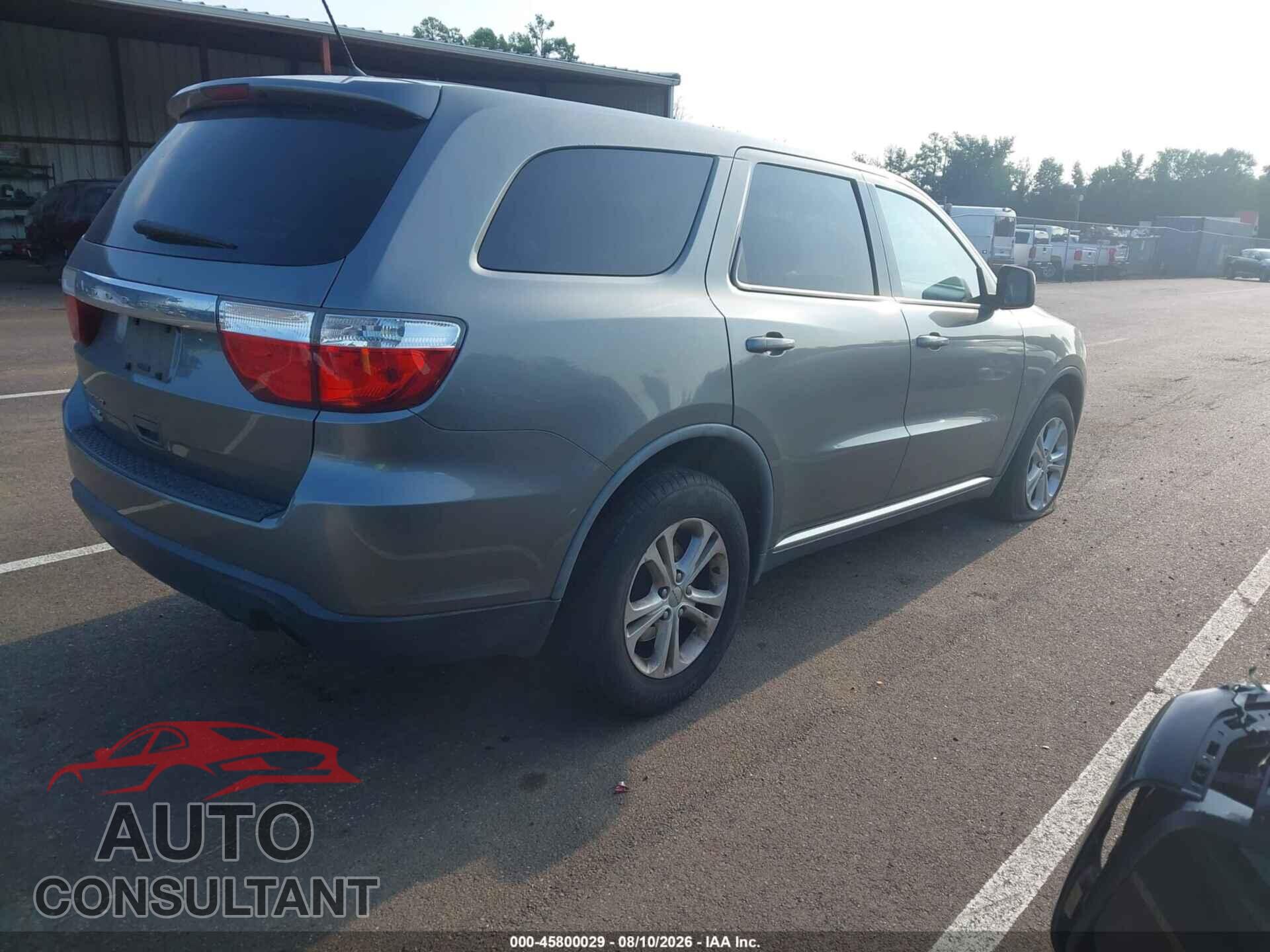 DODGE DURANGO 2012 - 1C4RDHAG8CC237263