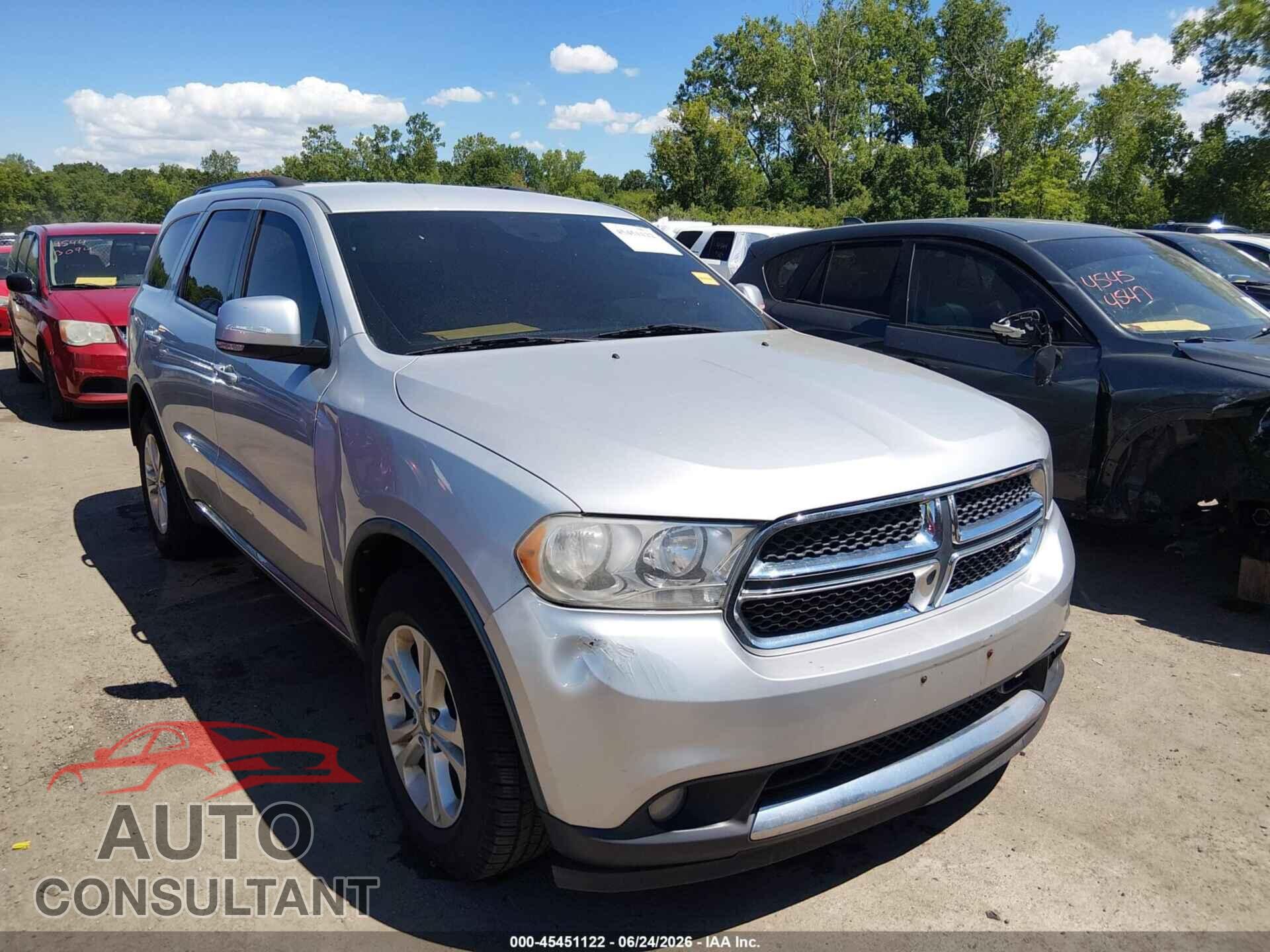 DODGE DURANGO 2012 - 1C4RDJDG5CC181141