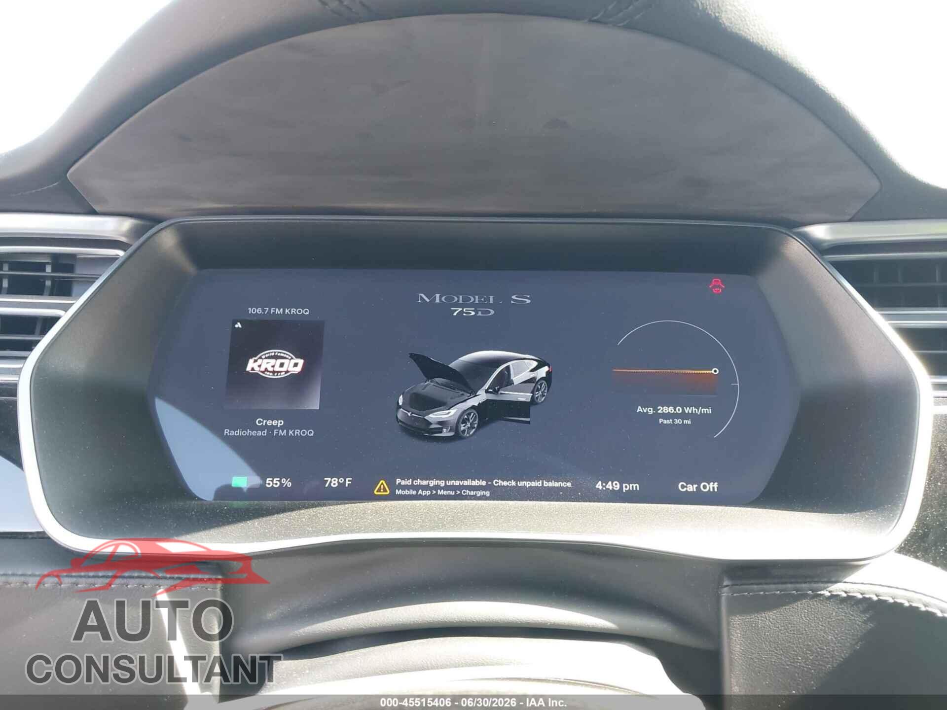 TESLA MODEL S 2018 - 5YJSA1E29JF248806