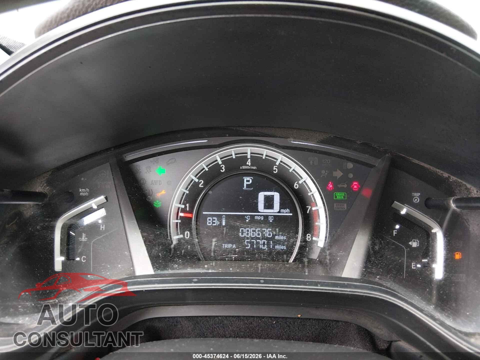 HONDA CR-V 2017 - 7FARW5H36HE014536