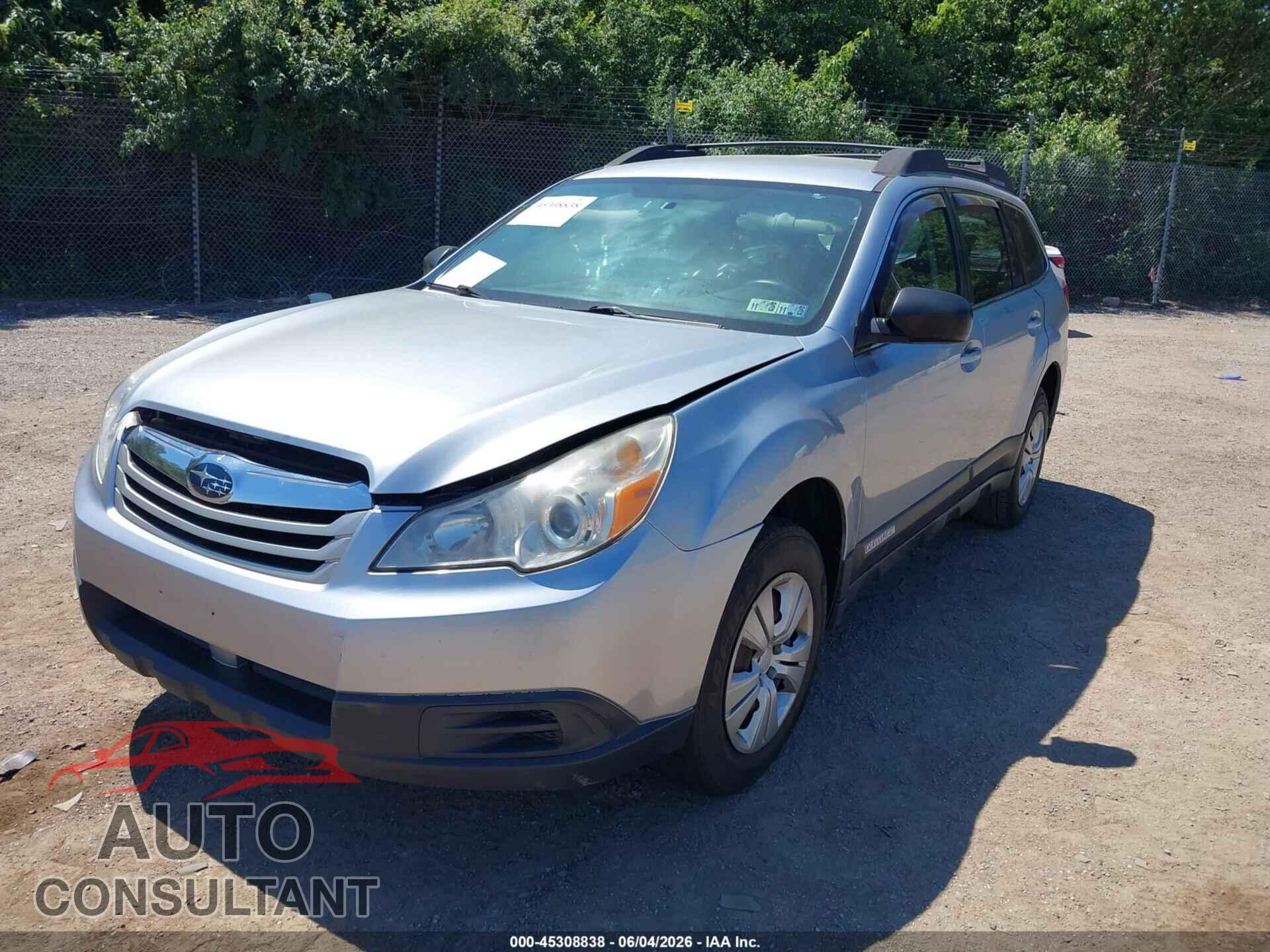 SUBARU OUTBACK 2012 - 4S4BRBAC6C1201656