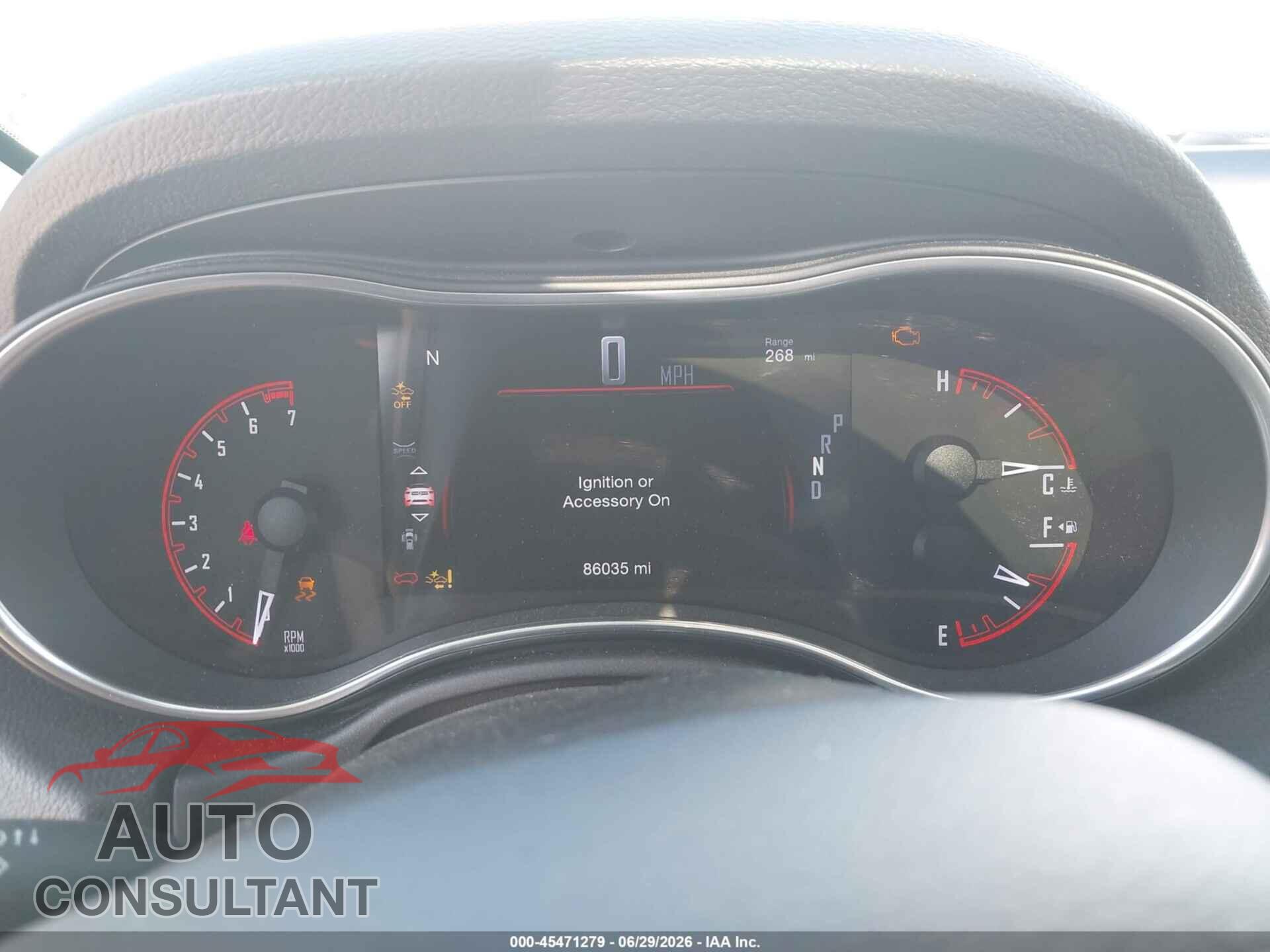 DODGE DURANGO 2018 - 1C4RDJEG4JC434543