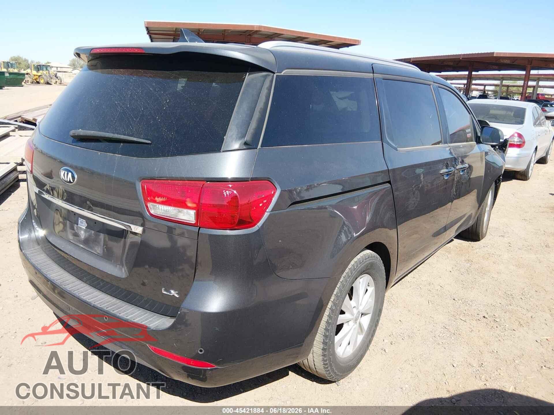 KIA SEDONA 2017 - KNDMB5C19H6326157