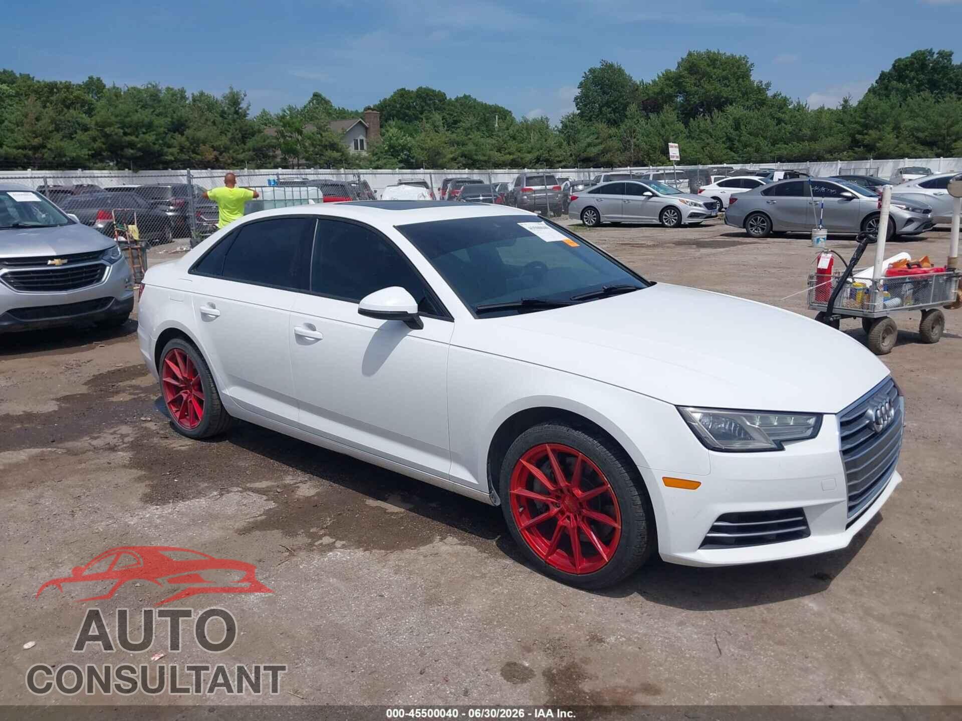 AUDI A4 2017 - WAUGNAF46HN030986