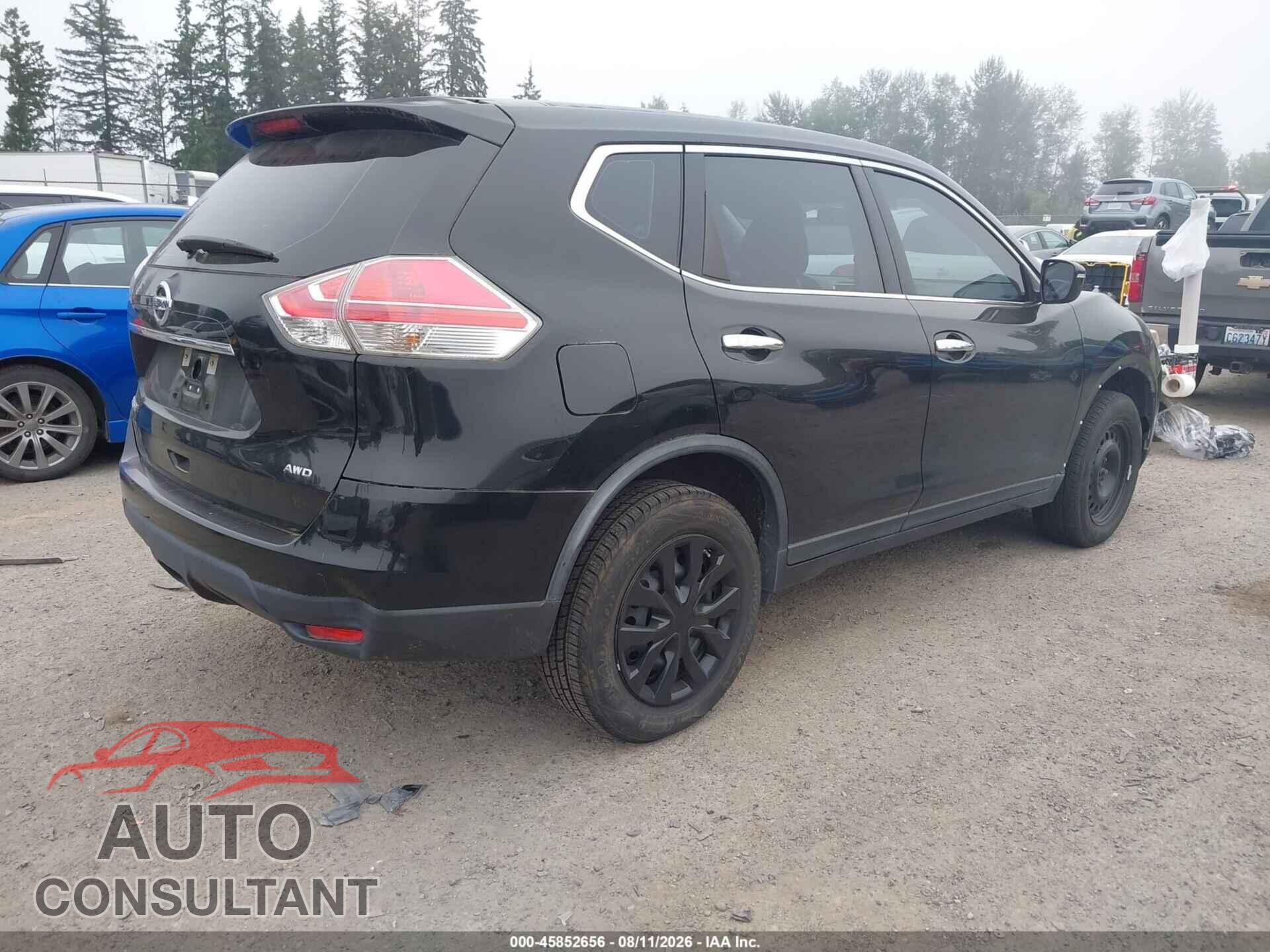 NISSAN ROGUE 2015 - KNMAT2MV8FP535347