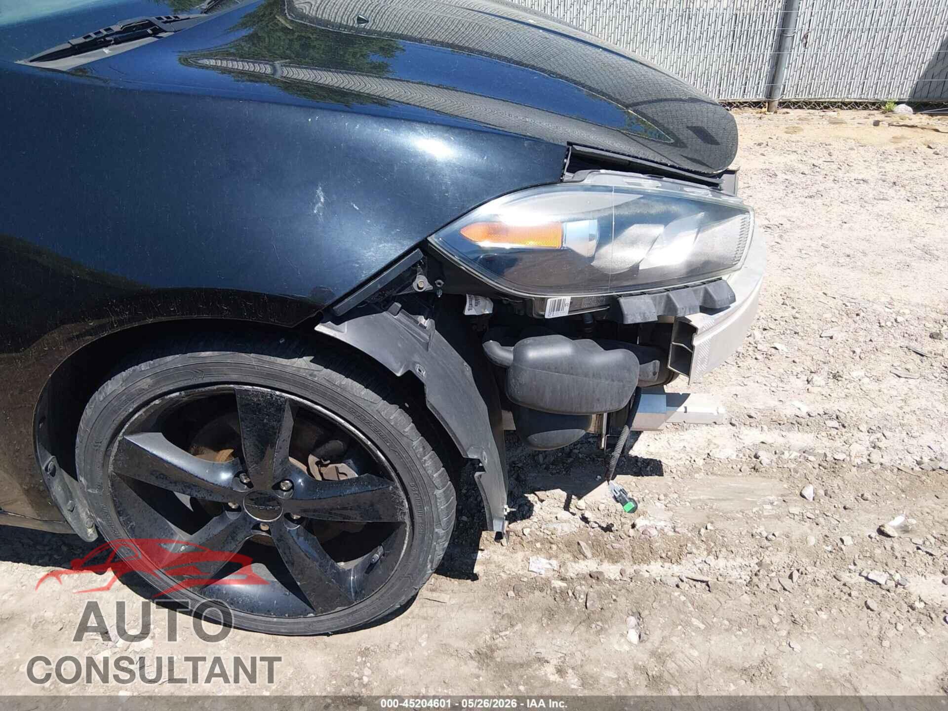 DODGE DART 2016 - 1C3CDFBBXGD578732