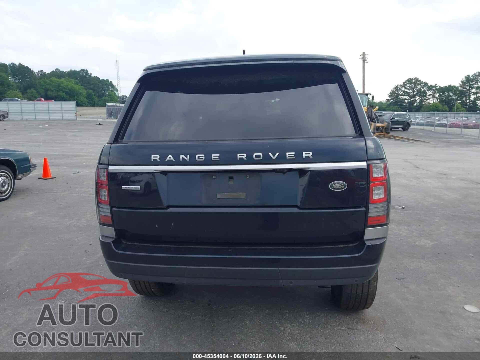 LAND ROVER RANGE ROVER 2016 - SALGS3EF4GA270465