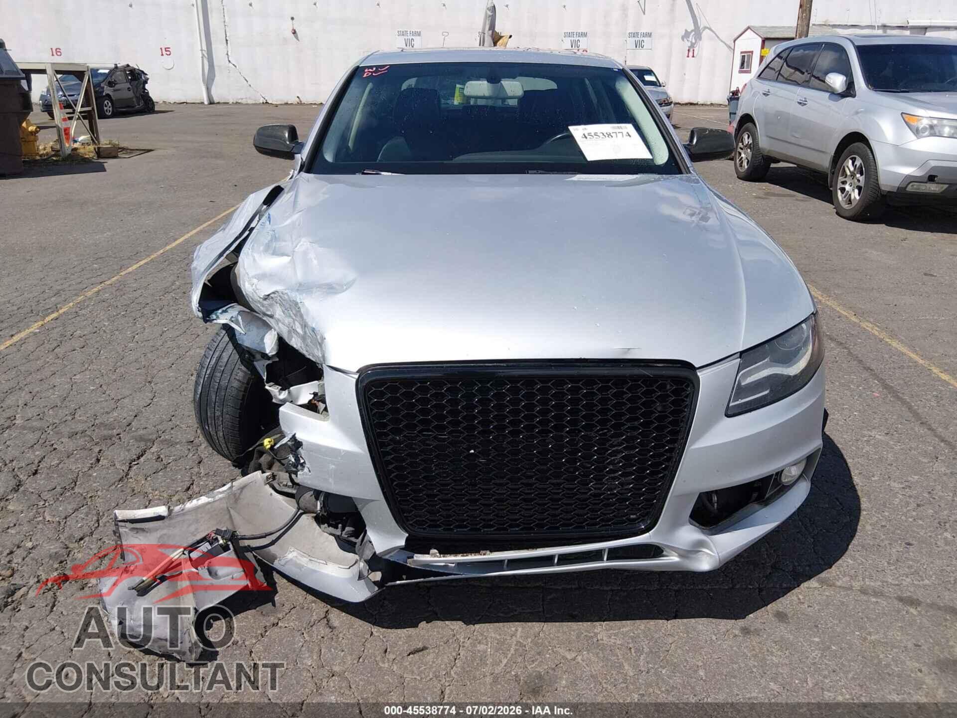 AUDI A4 2012 - WAUBFAFL6CN000376