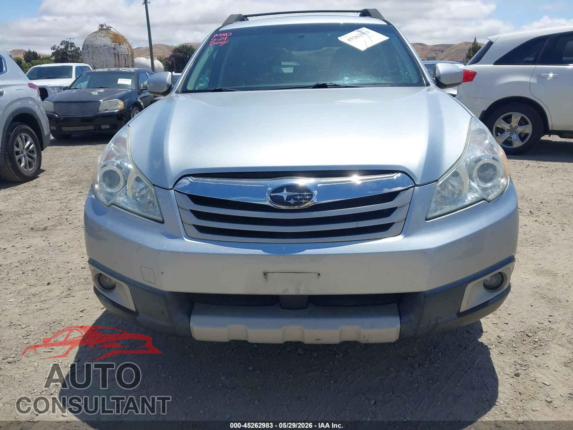SUBARU OUTBACK 2012 - 4S4BRBLC5C3249764