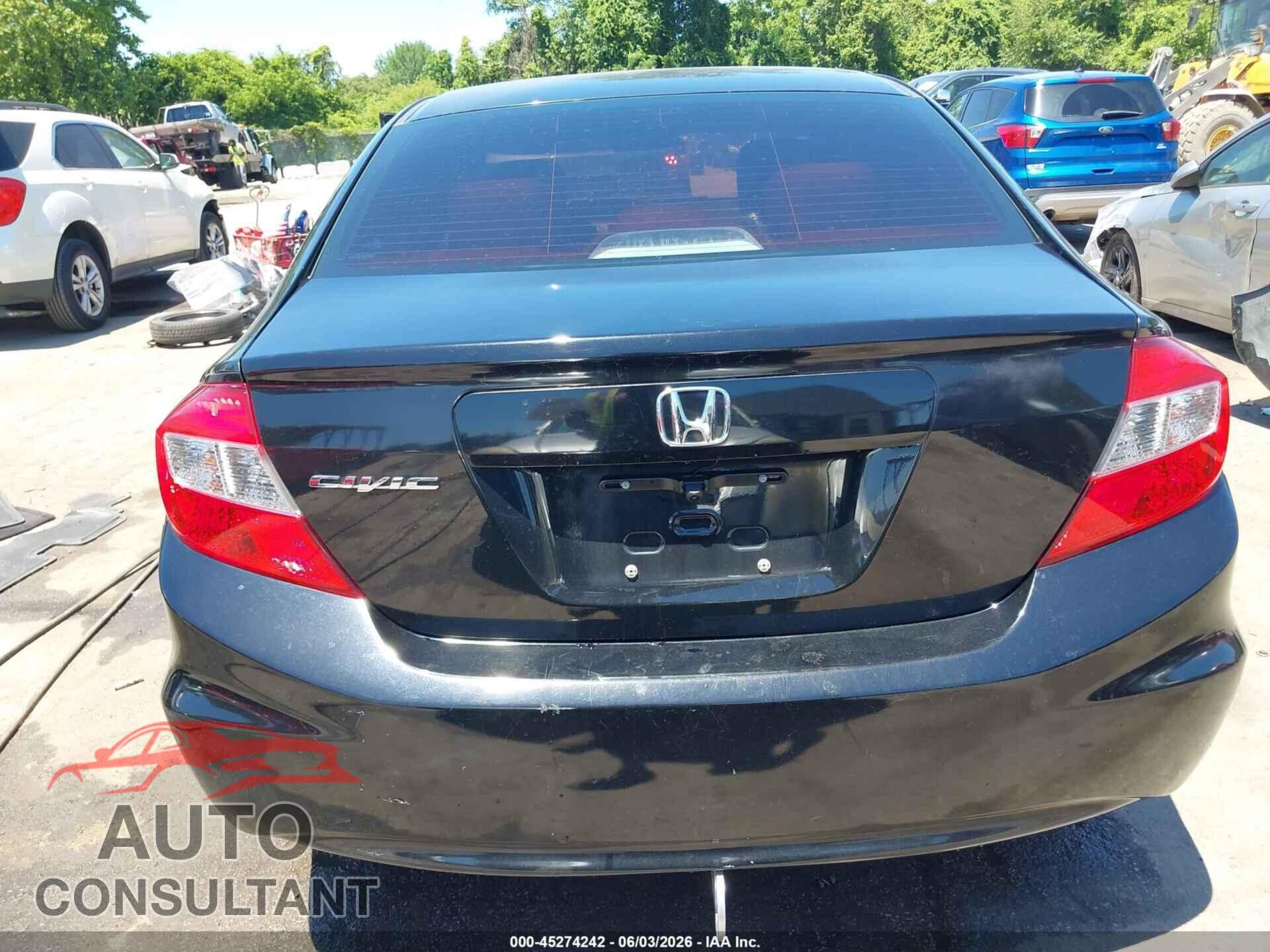 HONDA CIVIC 2012 - 19XFB2F53CE370549