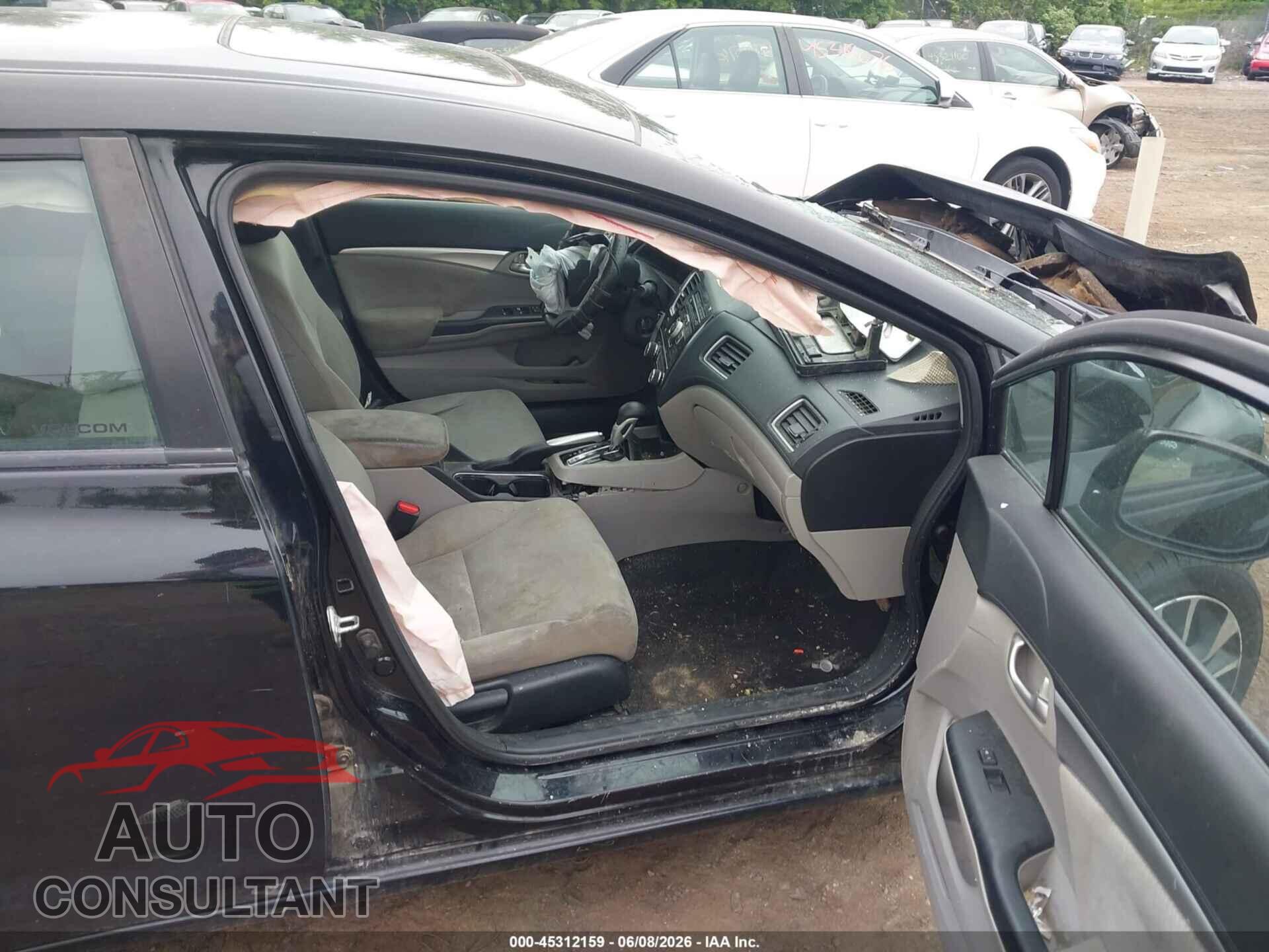 HONDA CIVIC 2013 - 19XFB2F86DE014205