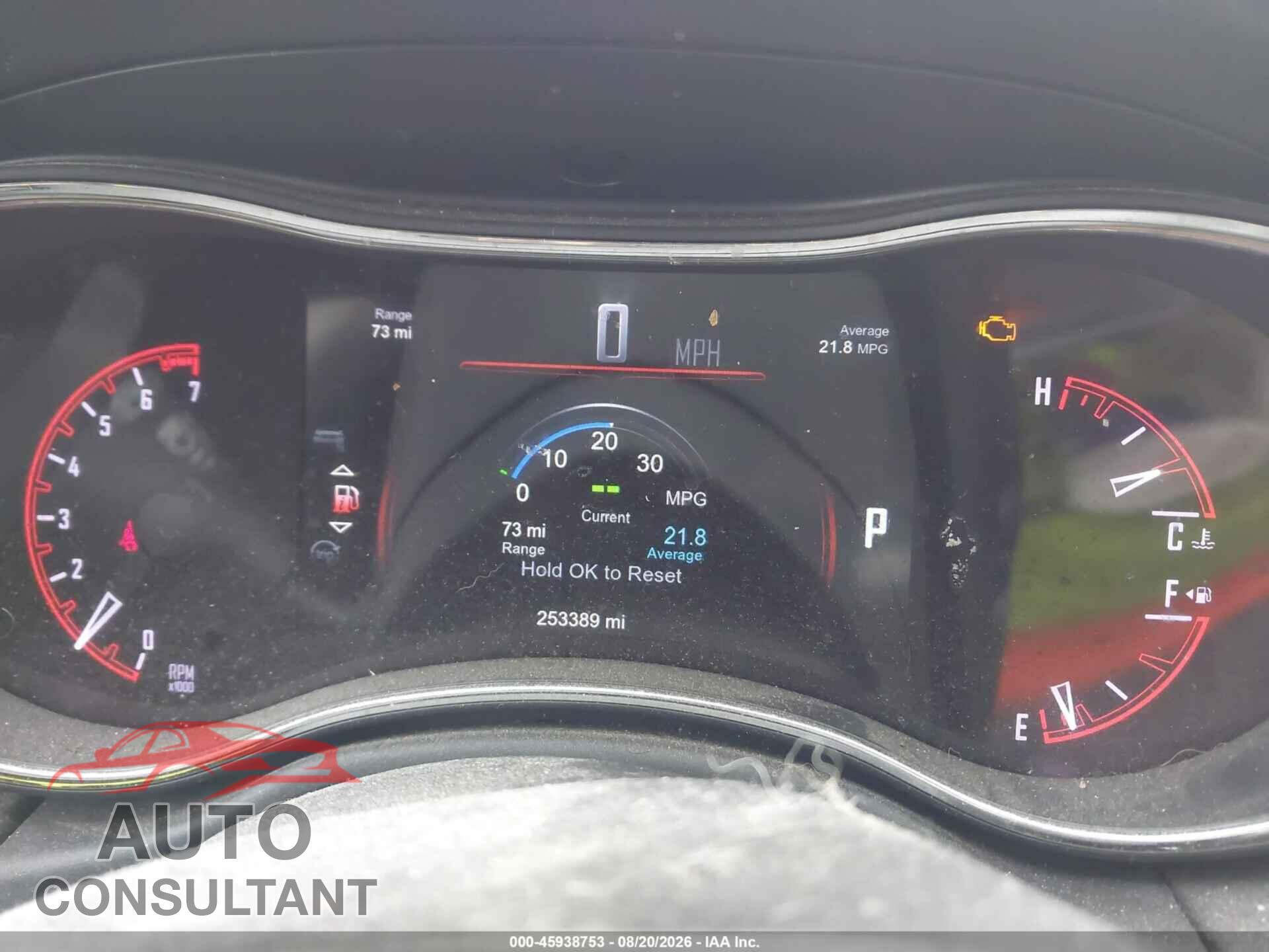 DODGE DURANGO 2014 - 1C4RDJAG0EC598075