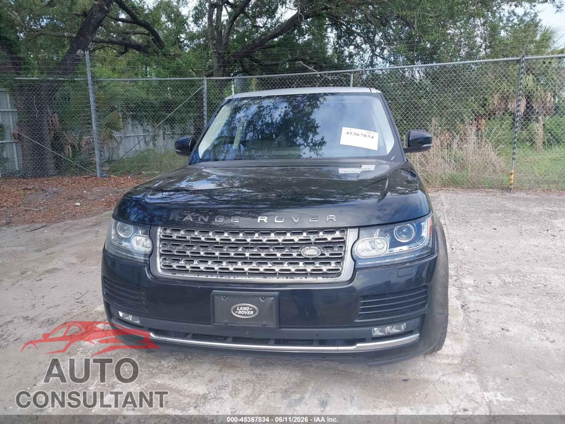 LAND ROVER RANGE ROVER 2016 - SALGS2VF1GA264259