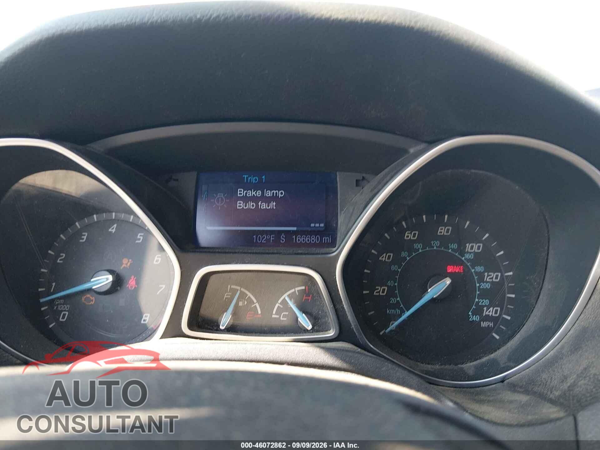 FORD FOCUS 2013 - 1FADP3F27DL167599