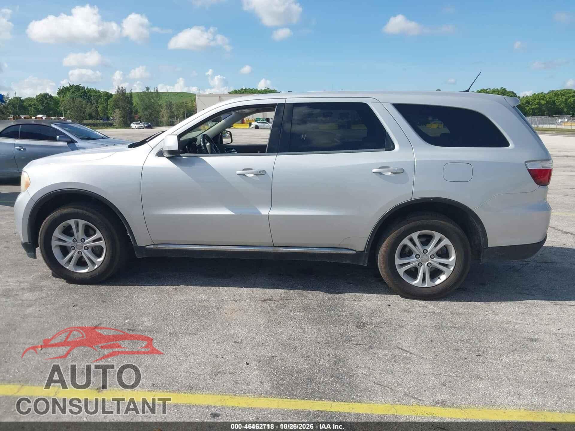 DODGE DURANGO 2011 - 1D4RD2GG9BC741827