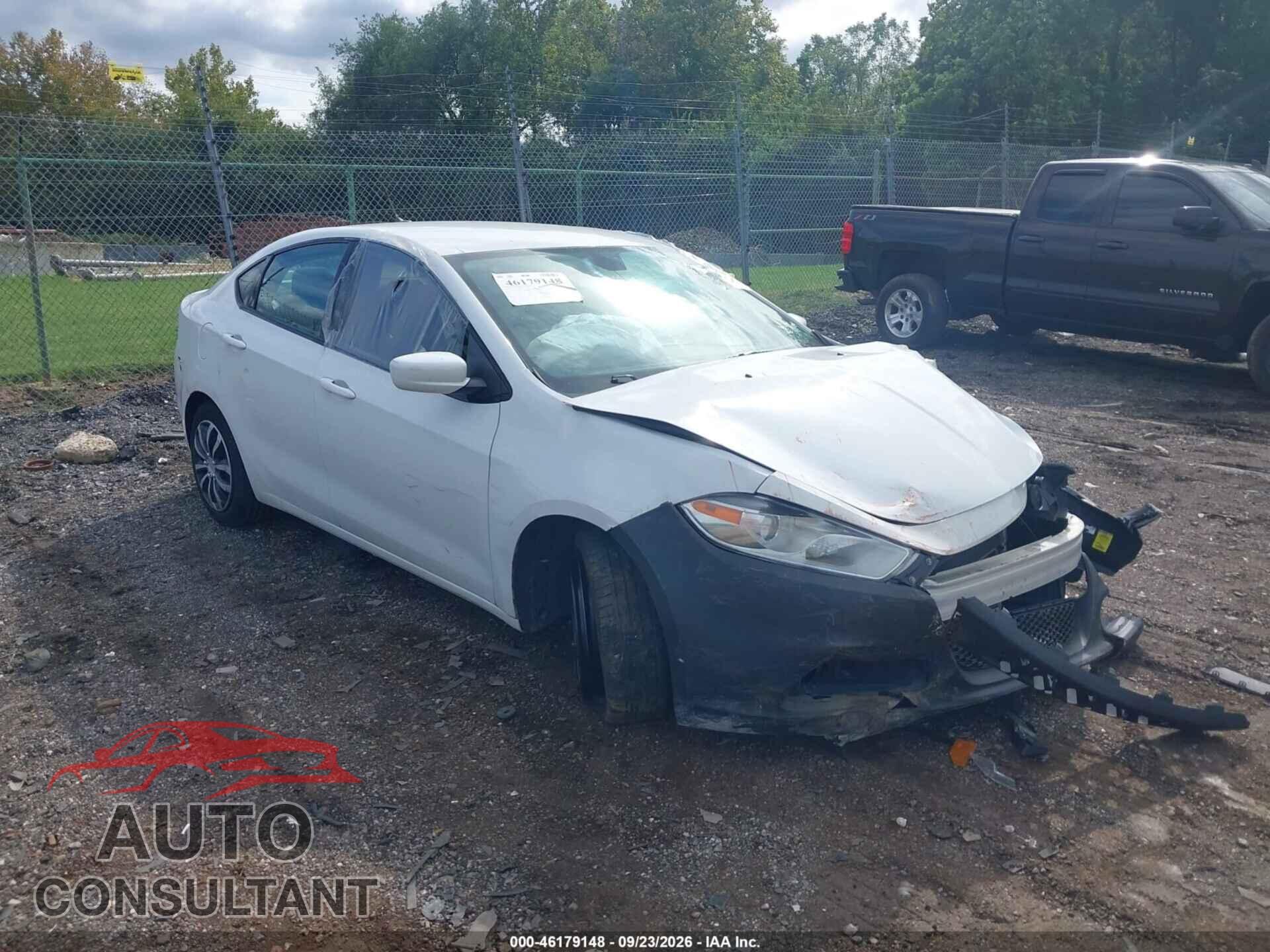 DODGE DART 2015 - 1C3CDFAAXFD150764