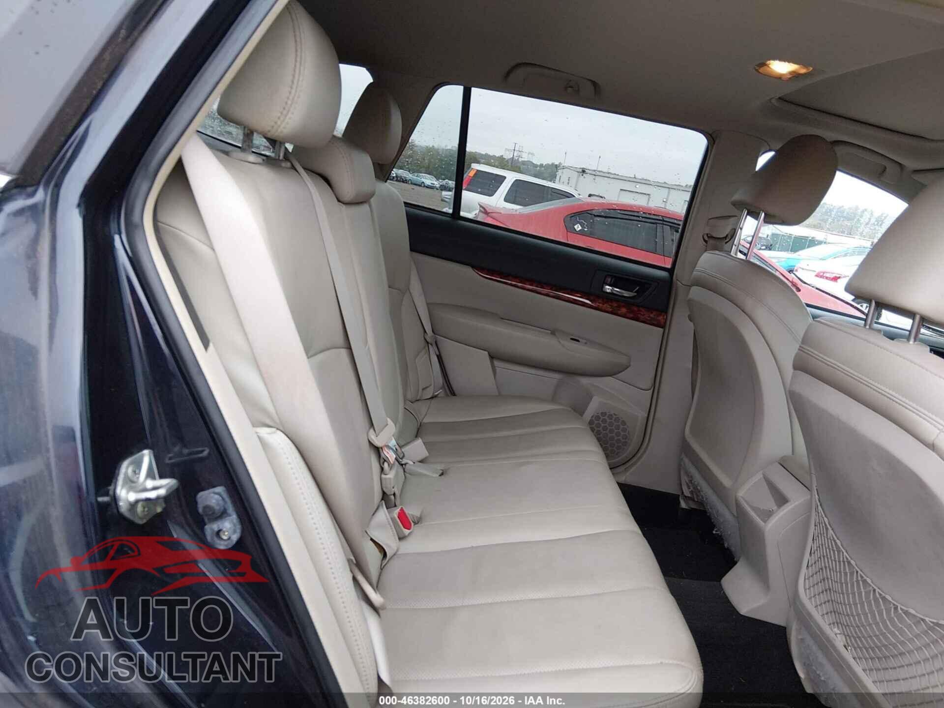 SUBARU OUTBACK 2012 - 4S4BRBKC4C3238207