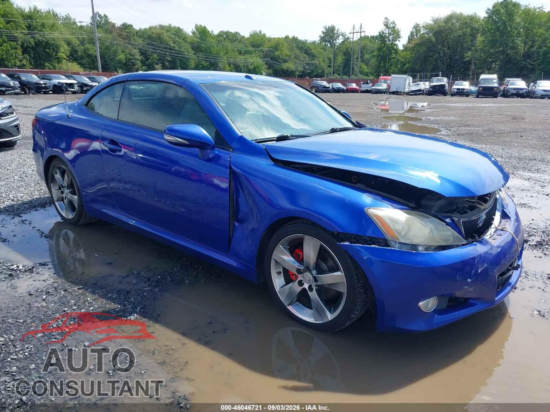 LEXUS IS 250C 2010 - JTHFF2C2XA2501385