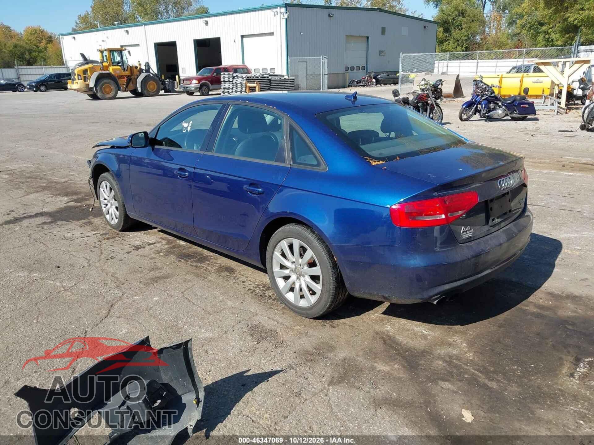 AUDI A4 2013 - WAUBFAFL3DN044160