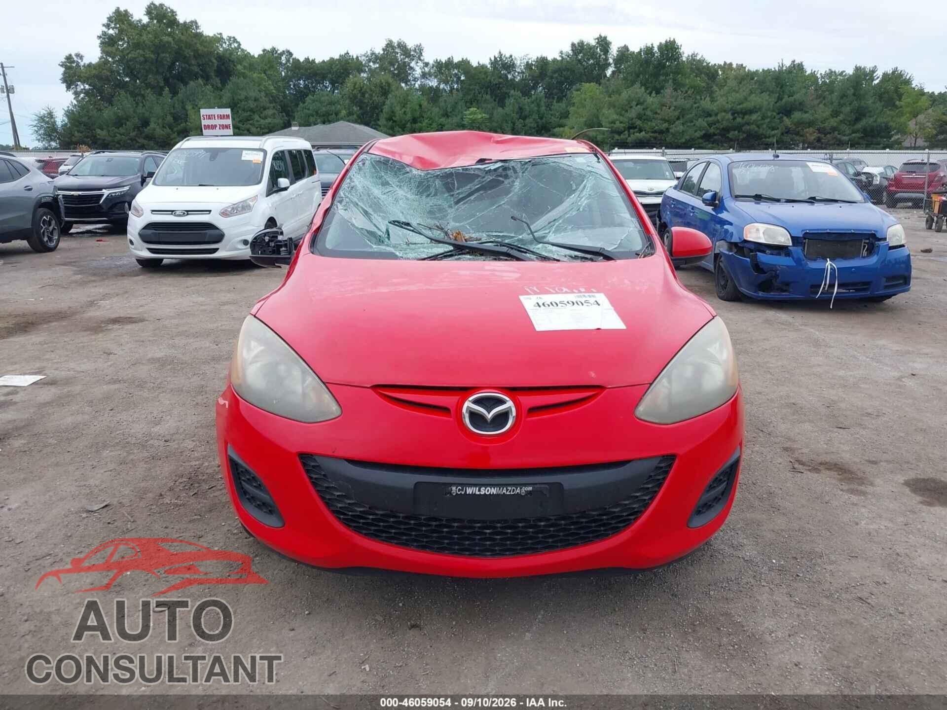 MAZDA MAZDA2 2011 - JM1DE1HY1B0105927