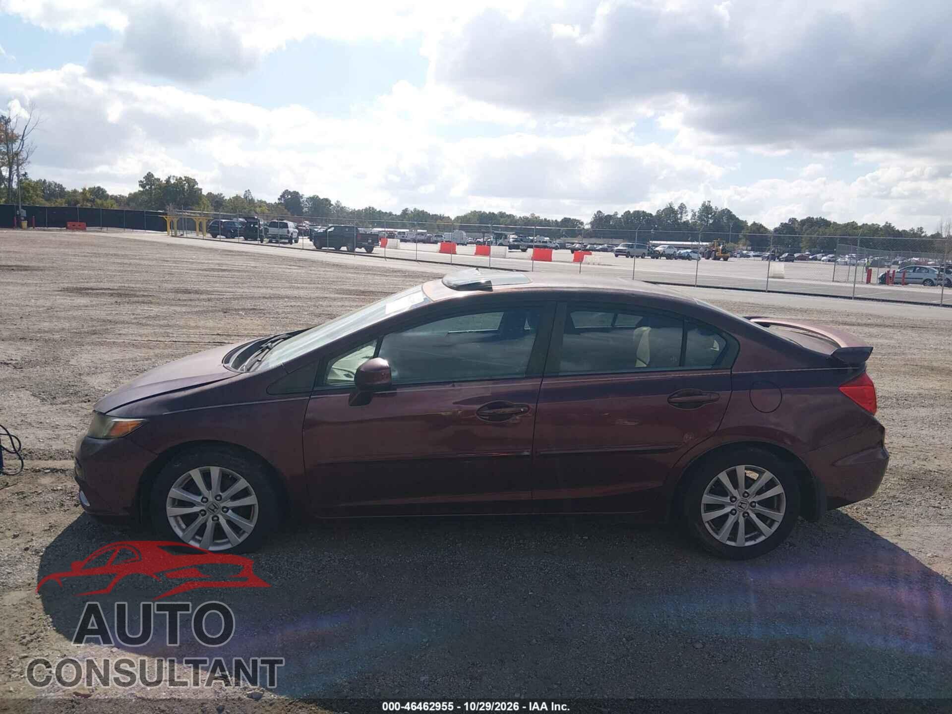 HONDA CIVIC 2012 - 19XFB2F8XCE065771