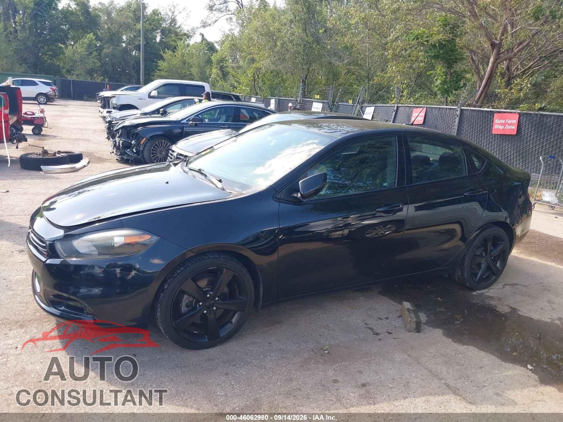 DODGE DART 2015 - 1C3CDFBB2FD404233