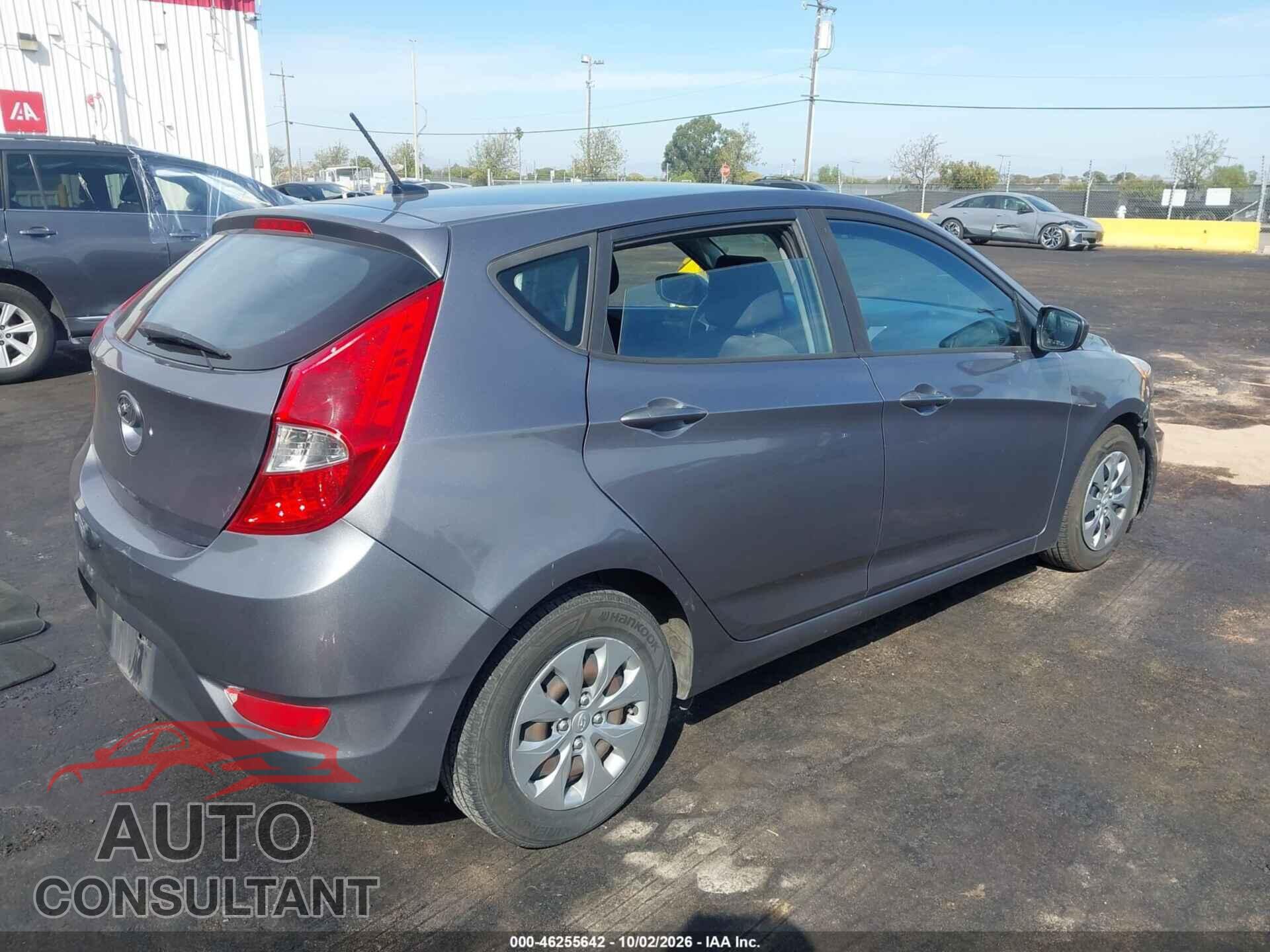 HYUNDAI ACCENT 2017 - KMHCT5AEXHU311818