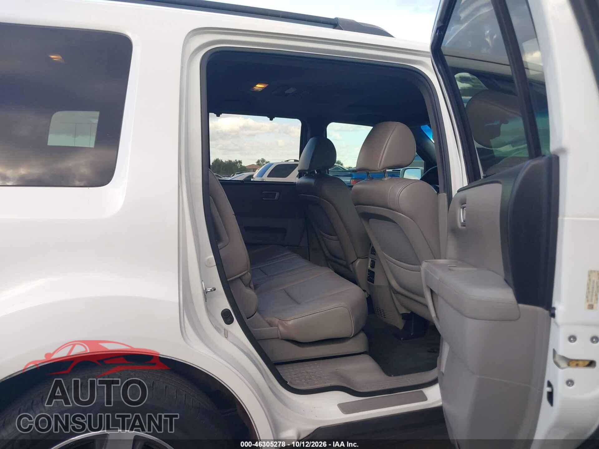 HONDA PILOT 2013 - 5FNYF3H93DB021552