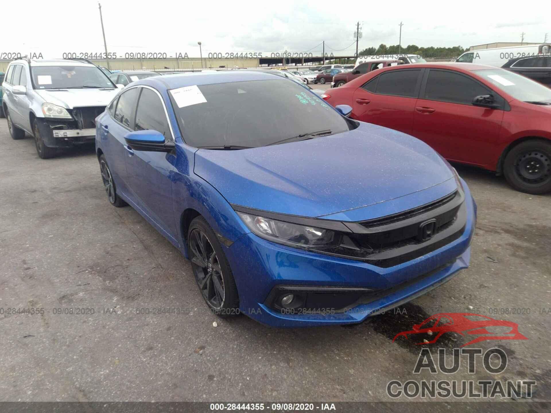 HONDA CIVIC SEDAN 2019 - 19XFC2F85KE044239