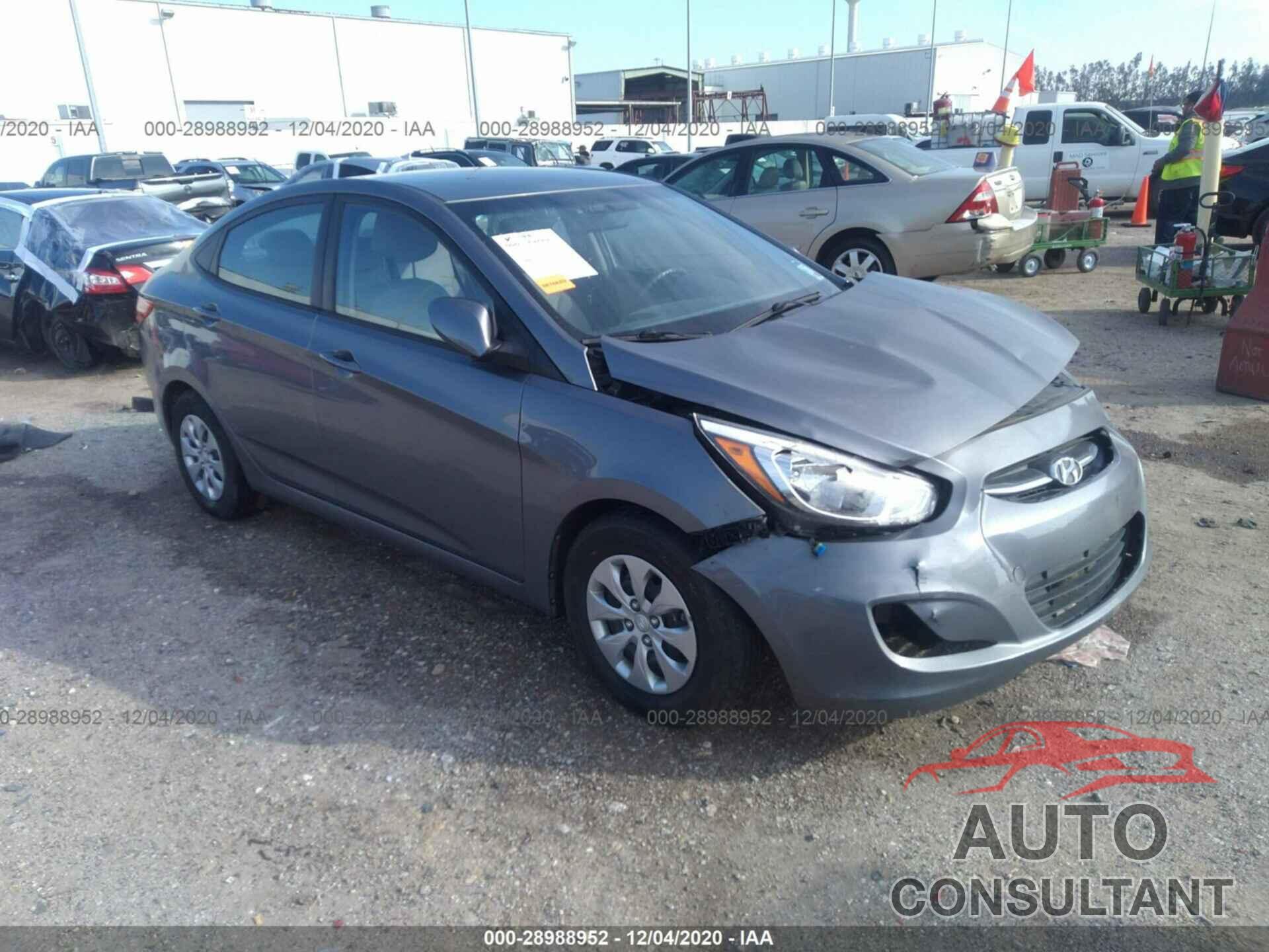 HYUNDAI ACCENT 2016 - KMHCT4AE3GU123537