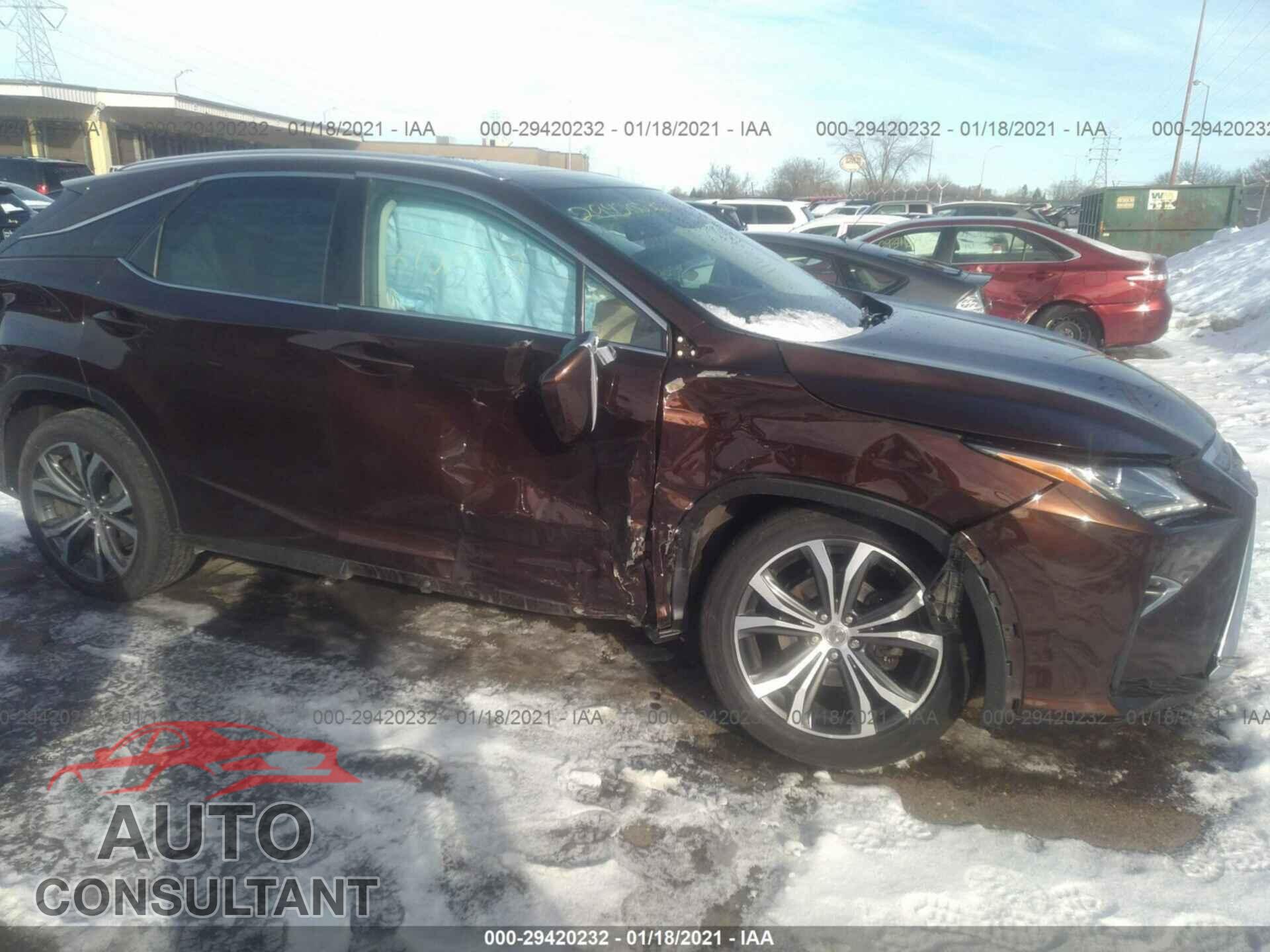 LEXUS RX 2017 - 2T2BZMCA6HC080184