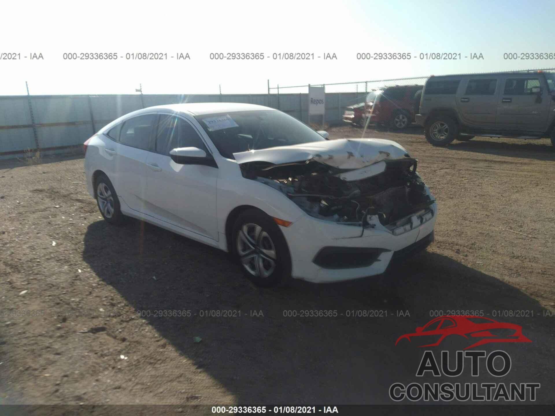 HONDA CIVIC SEDAN 2016 - 19XFC2F58GE069519