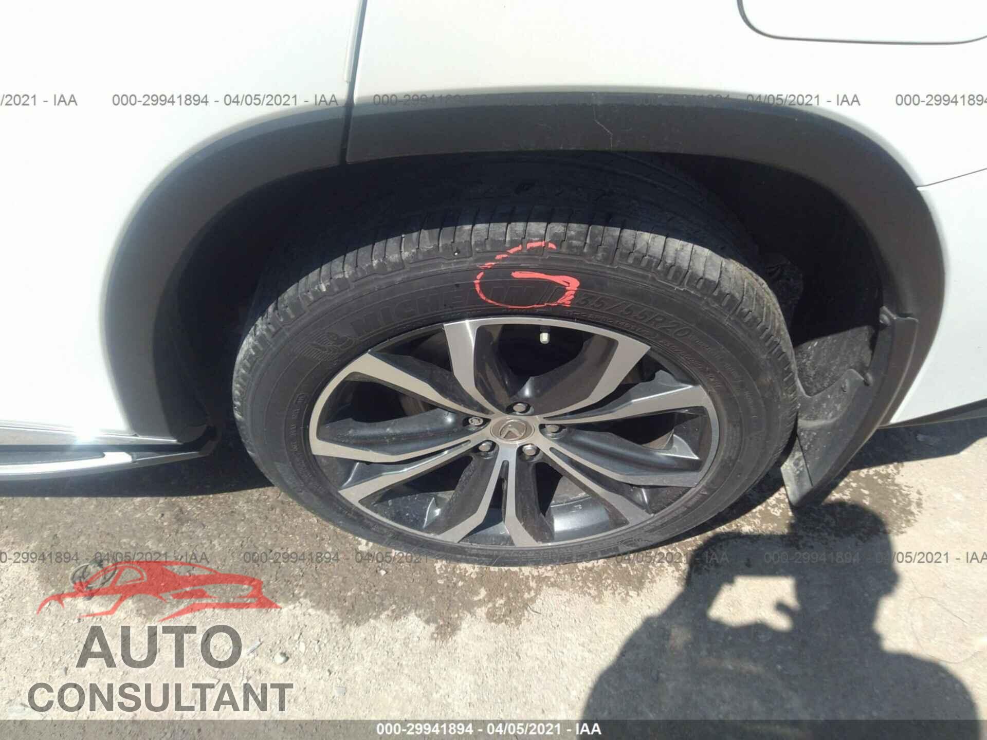 LEXUS RX 2017 - 2T2ZZMCA4HC056349