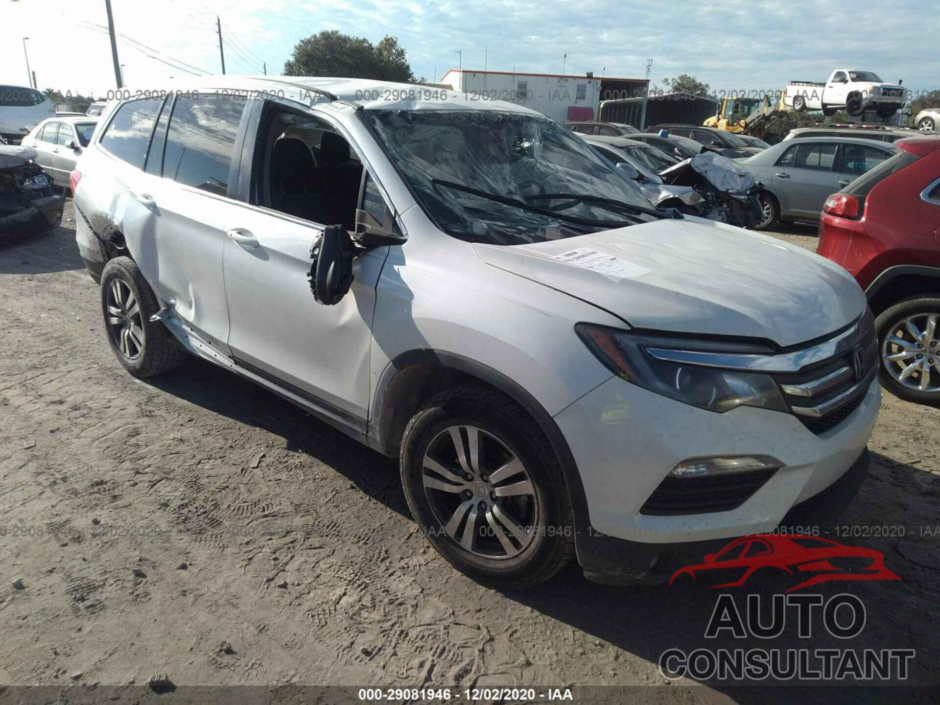 HONDA PILOT 2017 - 5FNYF5H44HB018441