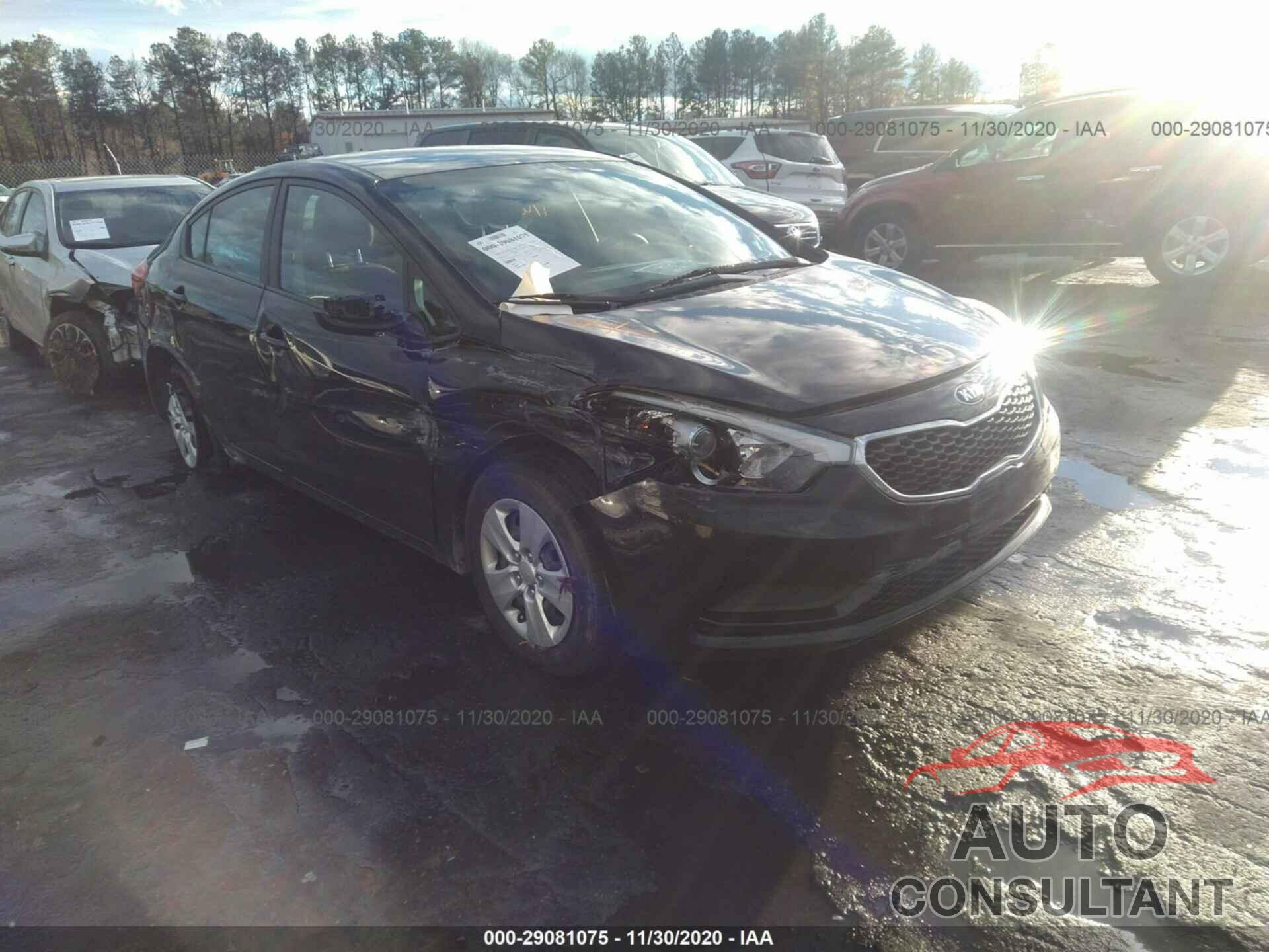 KIA FORTE 2016 - KNAFK4A6XG5461120