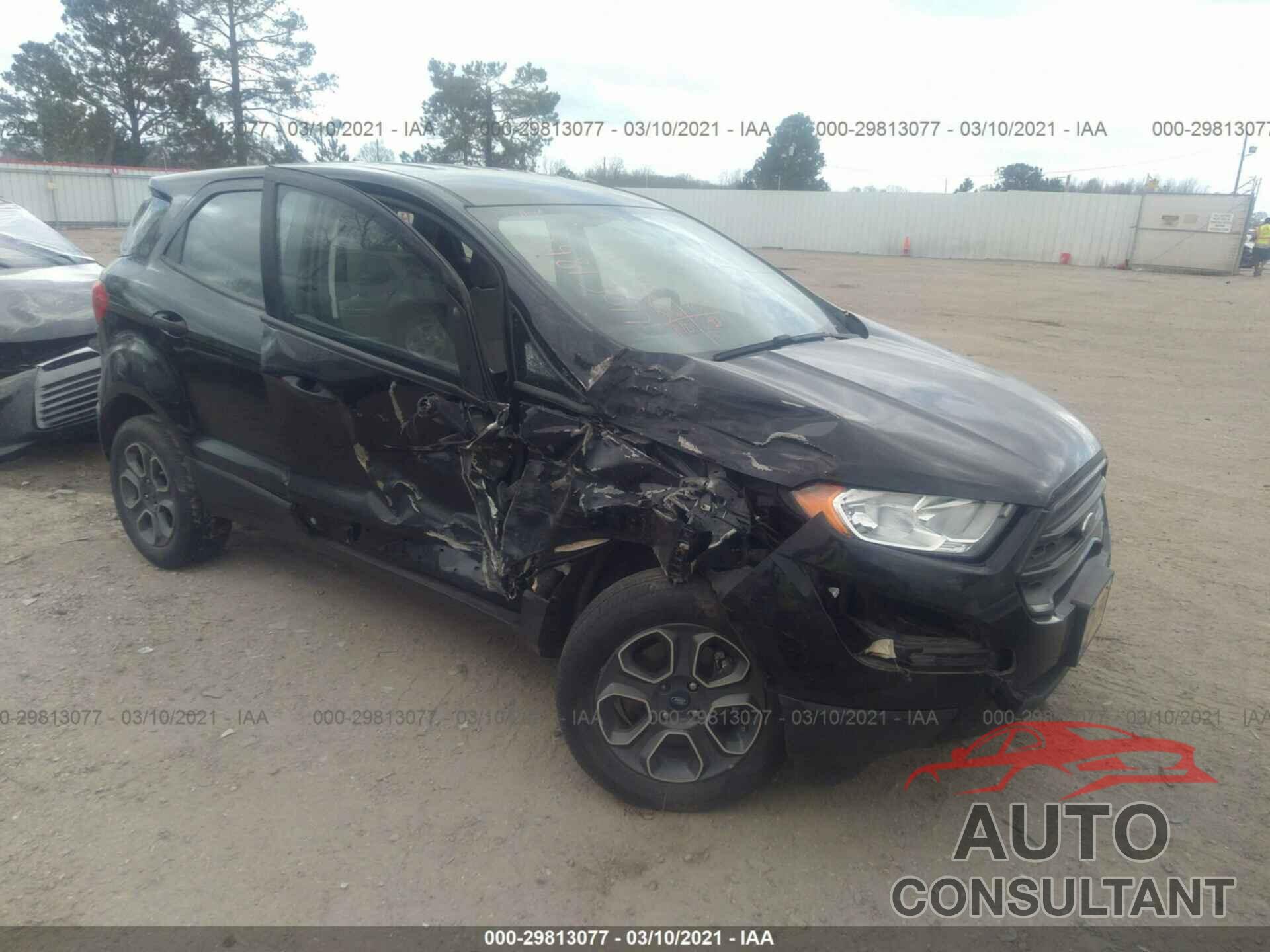 FORD ECOSPORT 2018 - MAJ3P1RE6JC204174