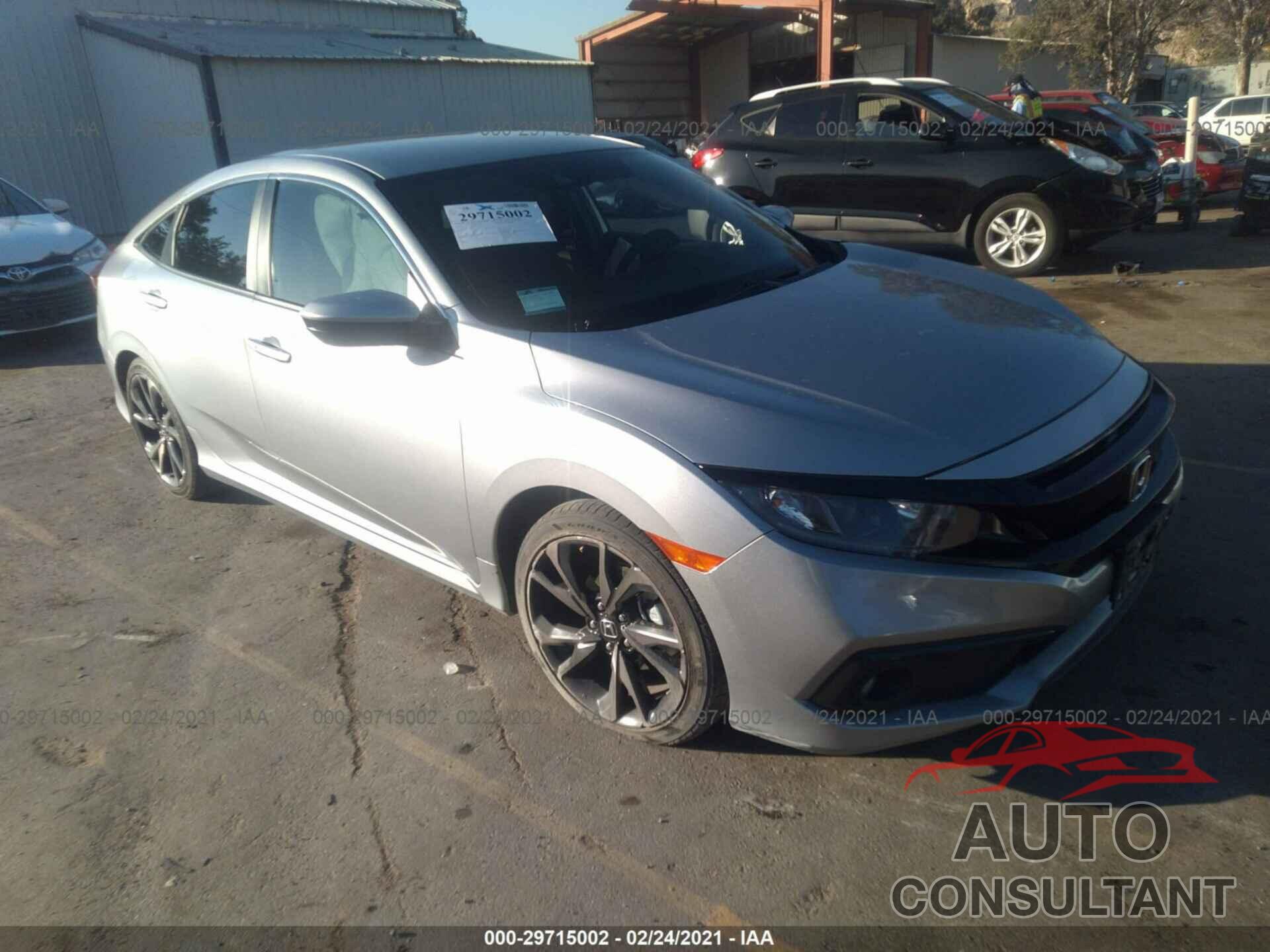 HONDA CIVIC SEDAN 2020 - 19XFC2F80LE202505