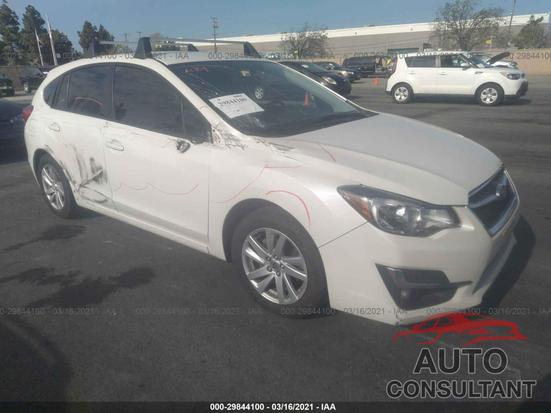SUBARU IMPREZA WAGON 2016 - JF1GPAB65G8311295